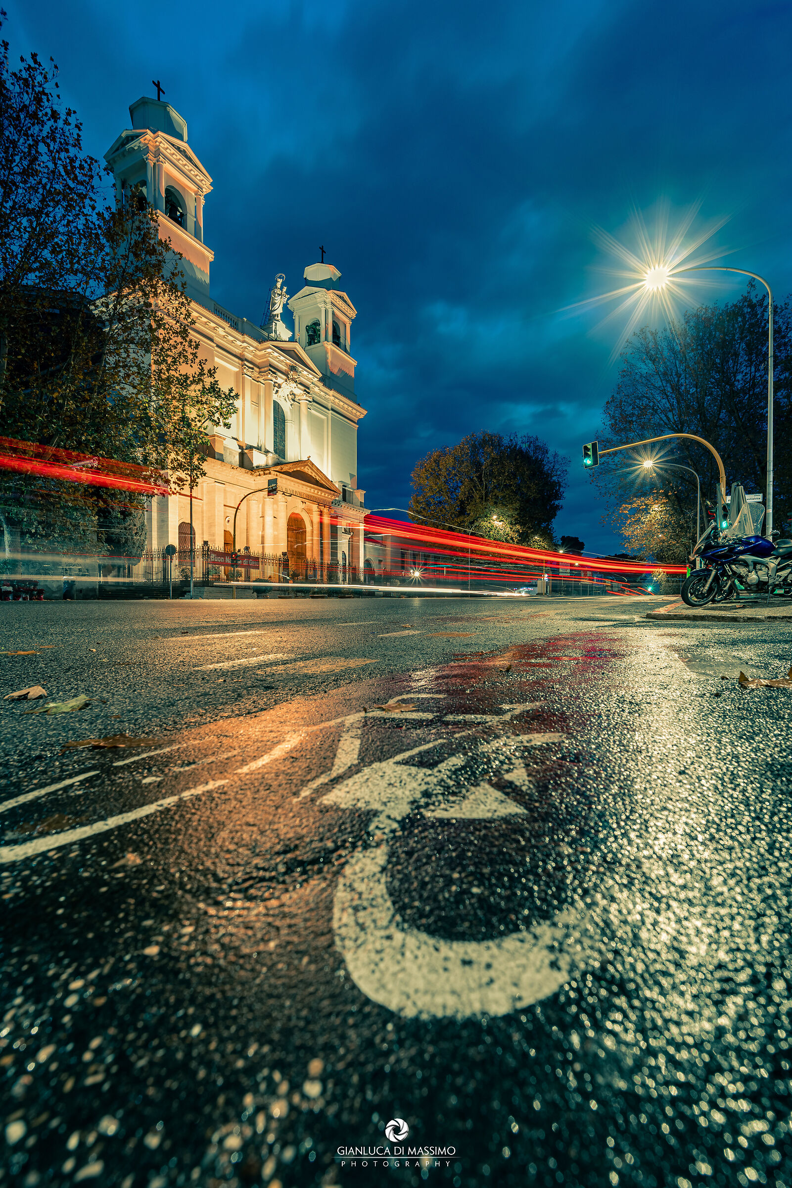 Christmas Tusculan Trails On Clerical Background