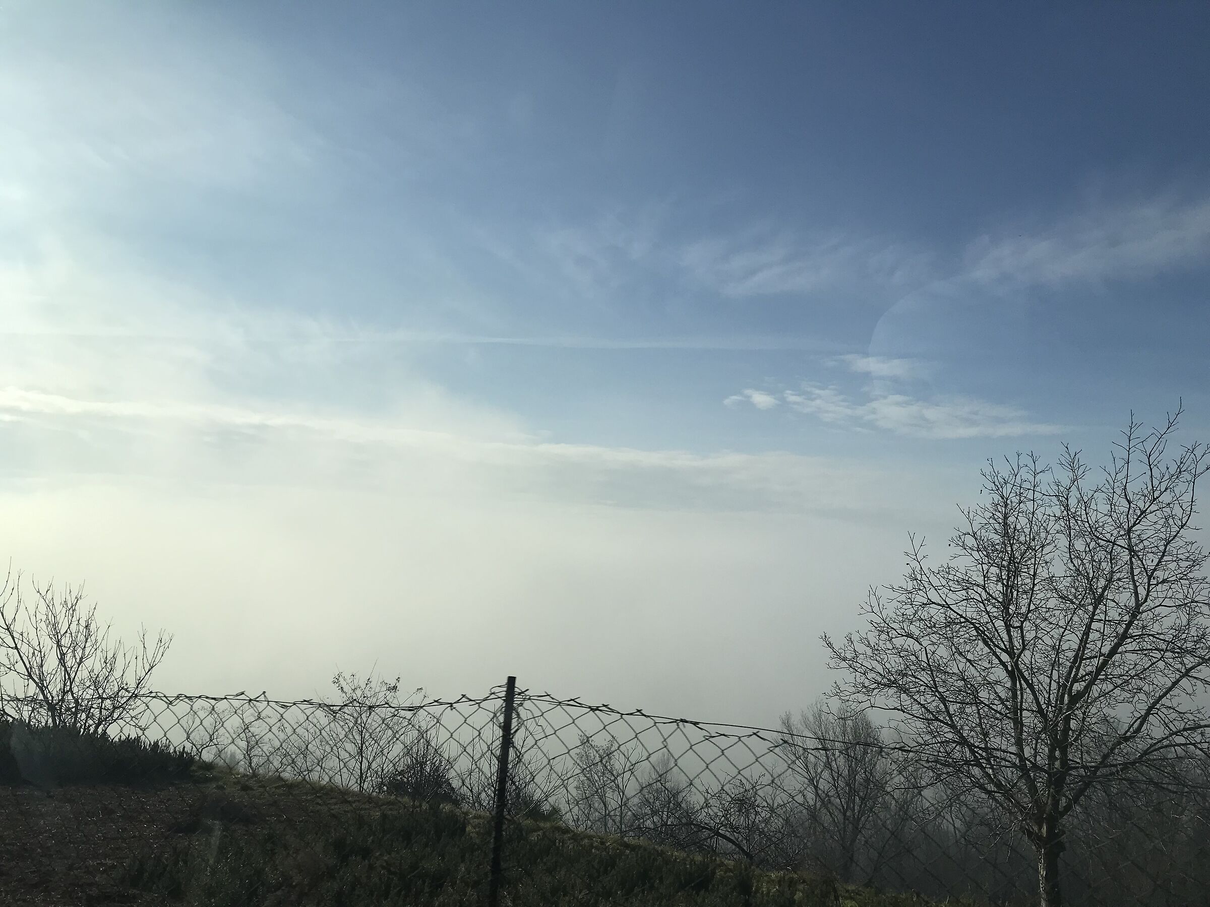 Mist and fog under Montevecchia