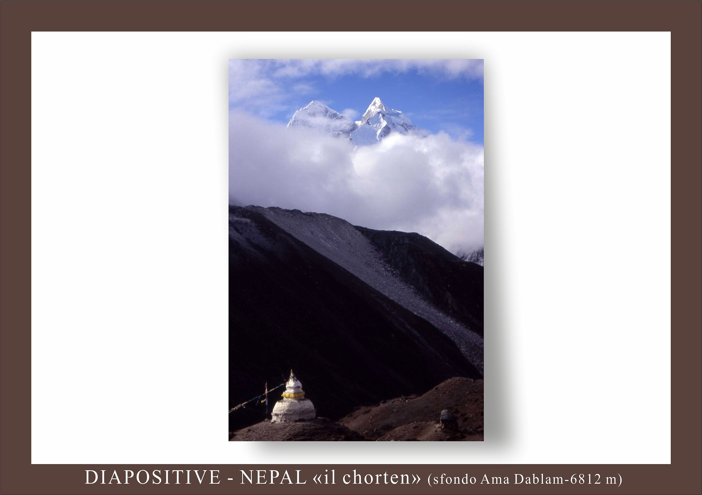 chorten a Dingboche (4.600 m)
