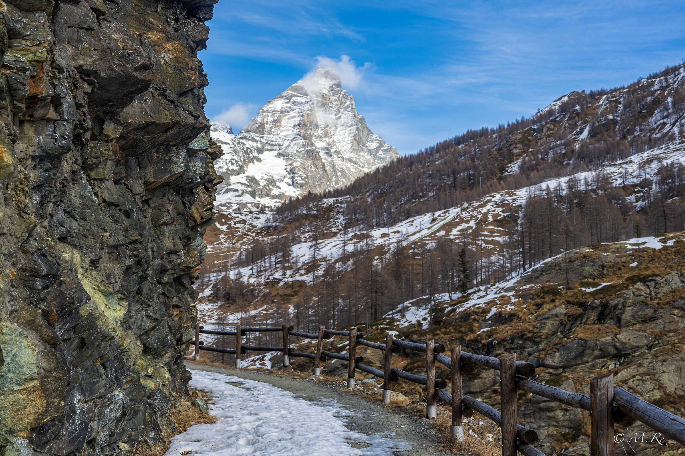 Sentiero verso il Cervino
