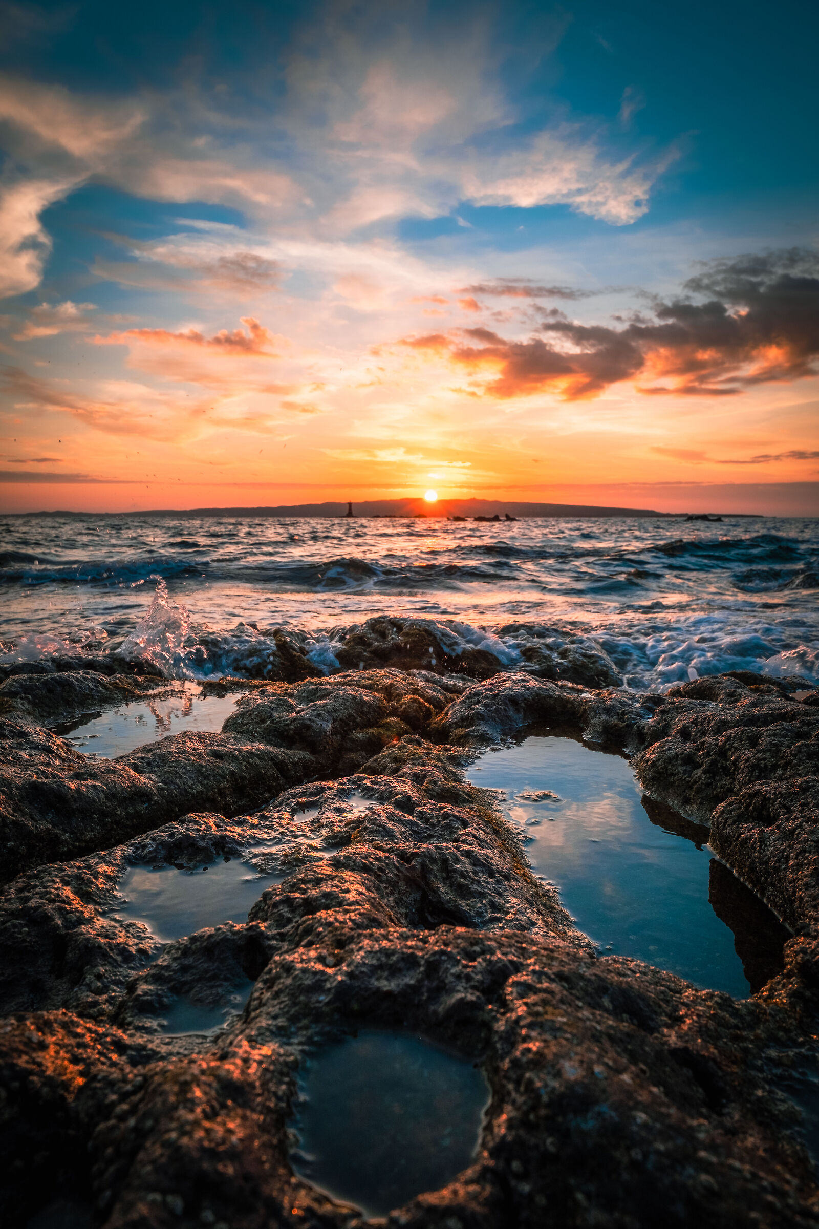 Sunset in Porto Scuso