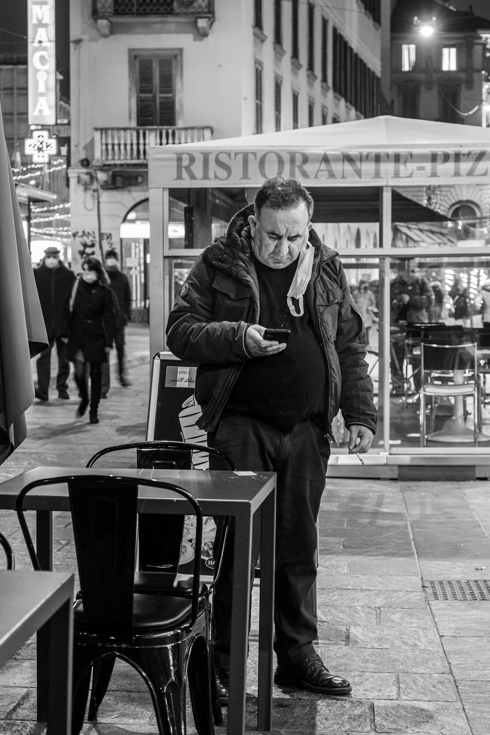 Street portrait Milan
