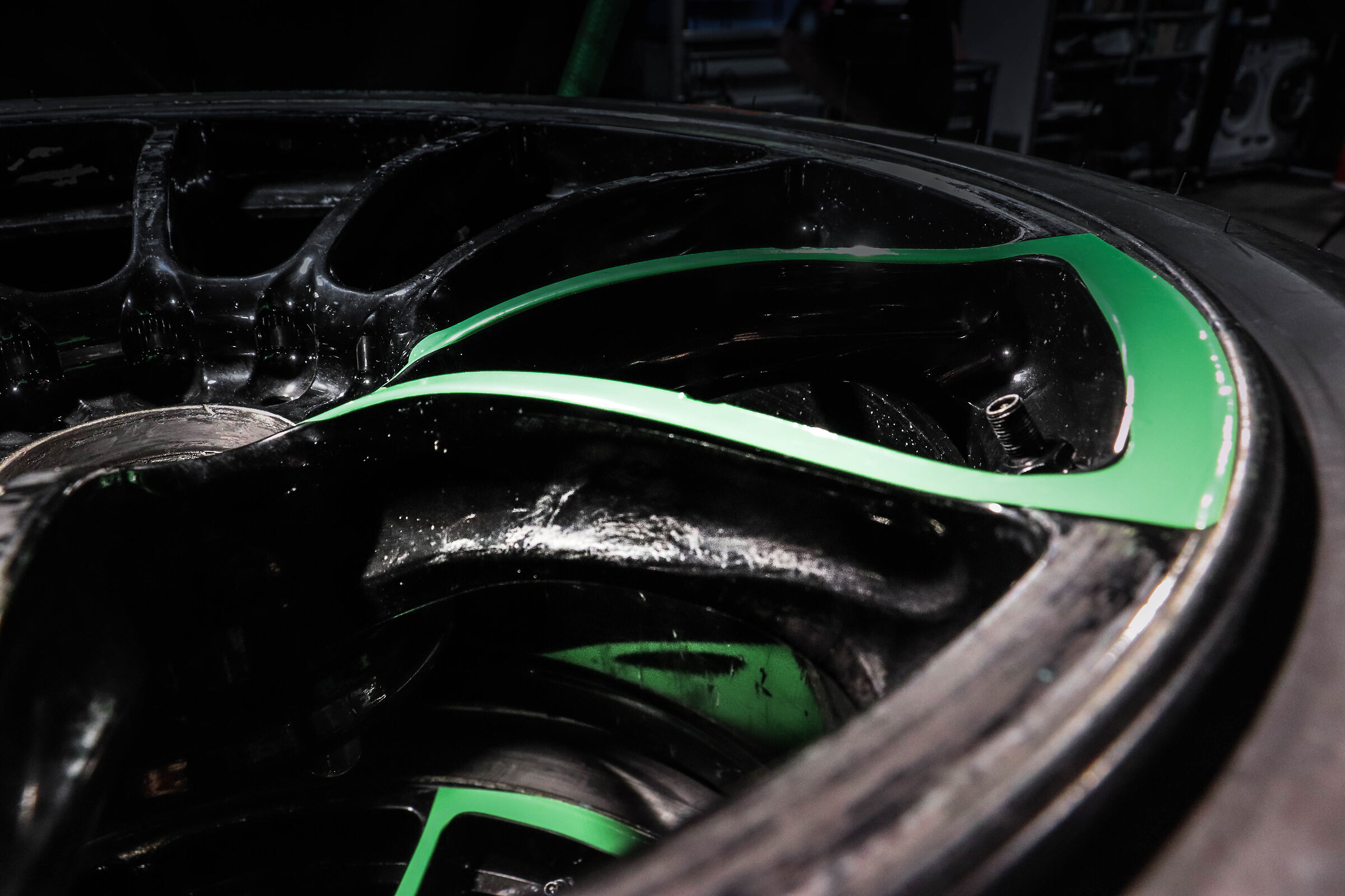 Ravvicinata cerchio Huracan Orange1