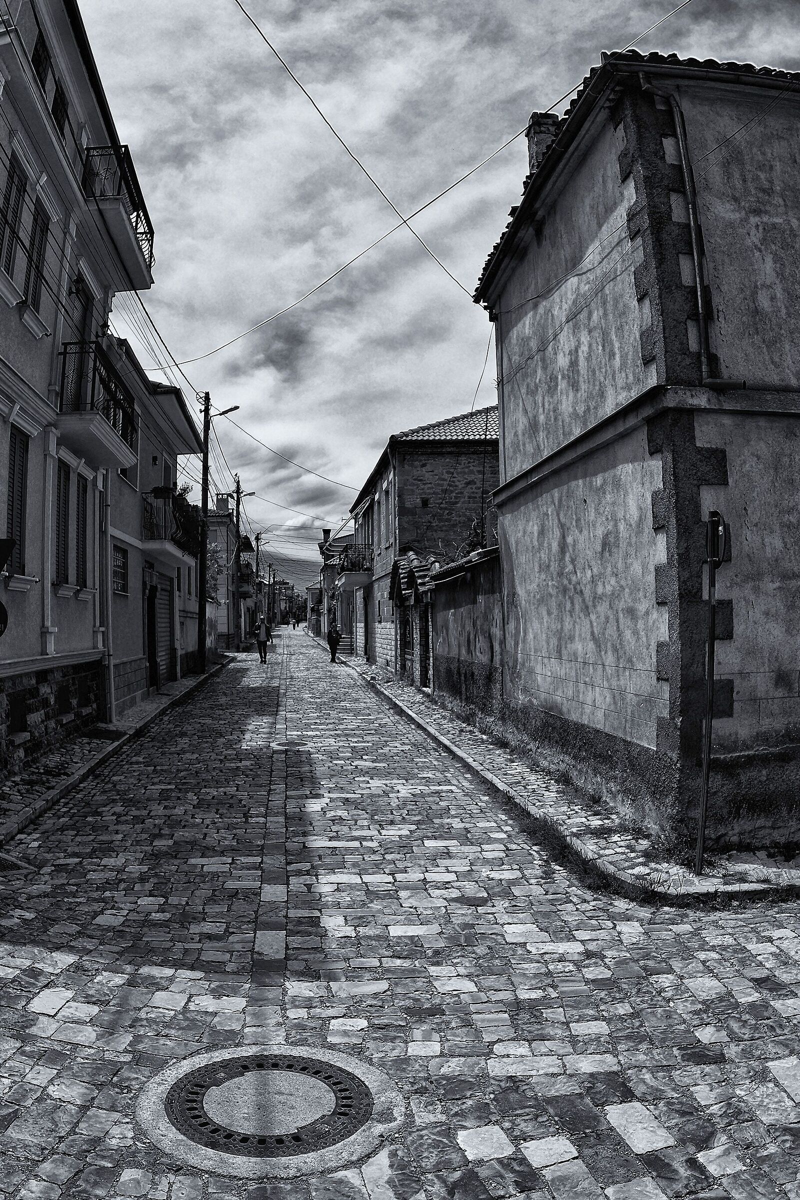 Street of Korça (Albania)