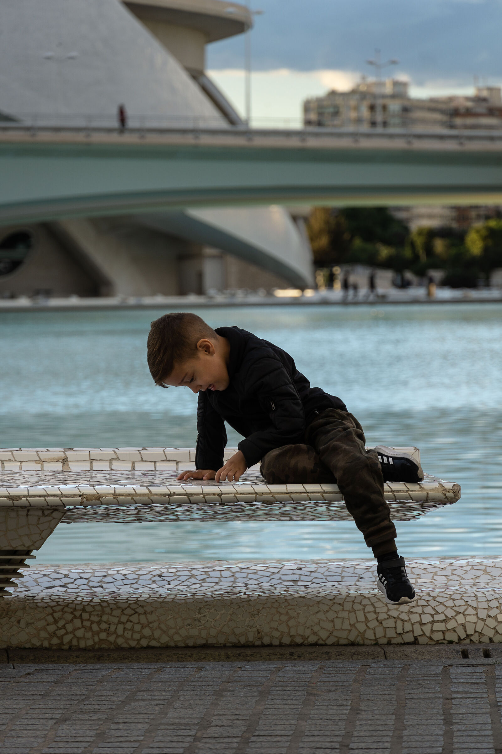 Little tourist in Valencia