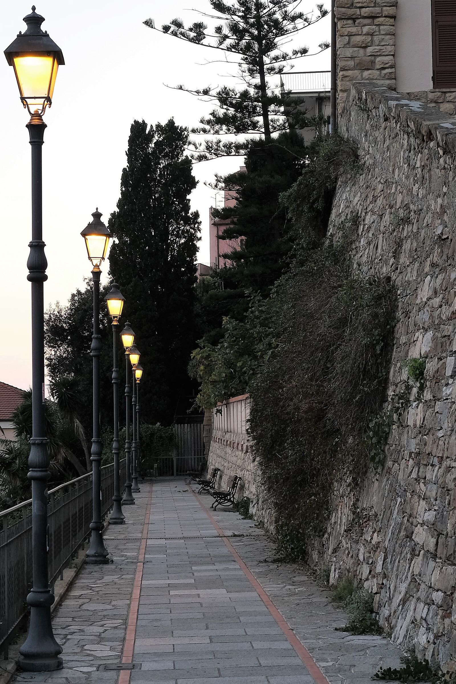 lights in the gate