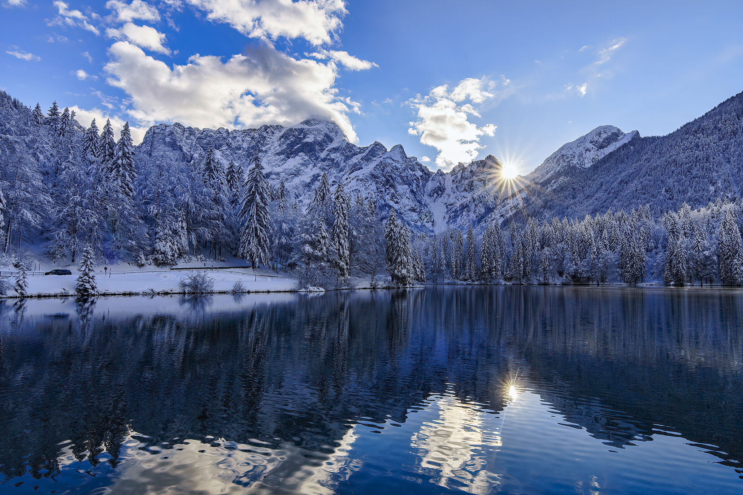 Fusine ed il Mangart