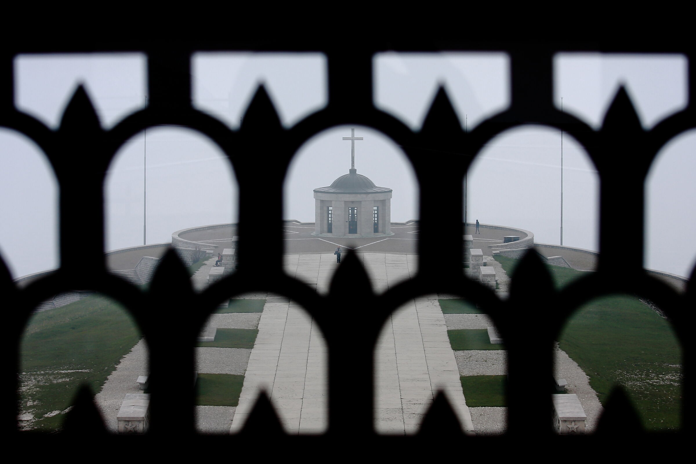 View from the Sacello towards Cima Grappa