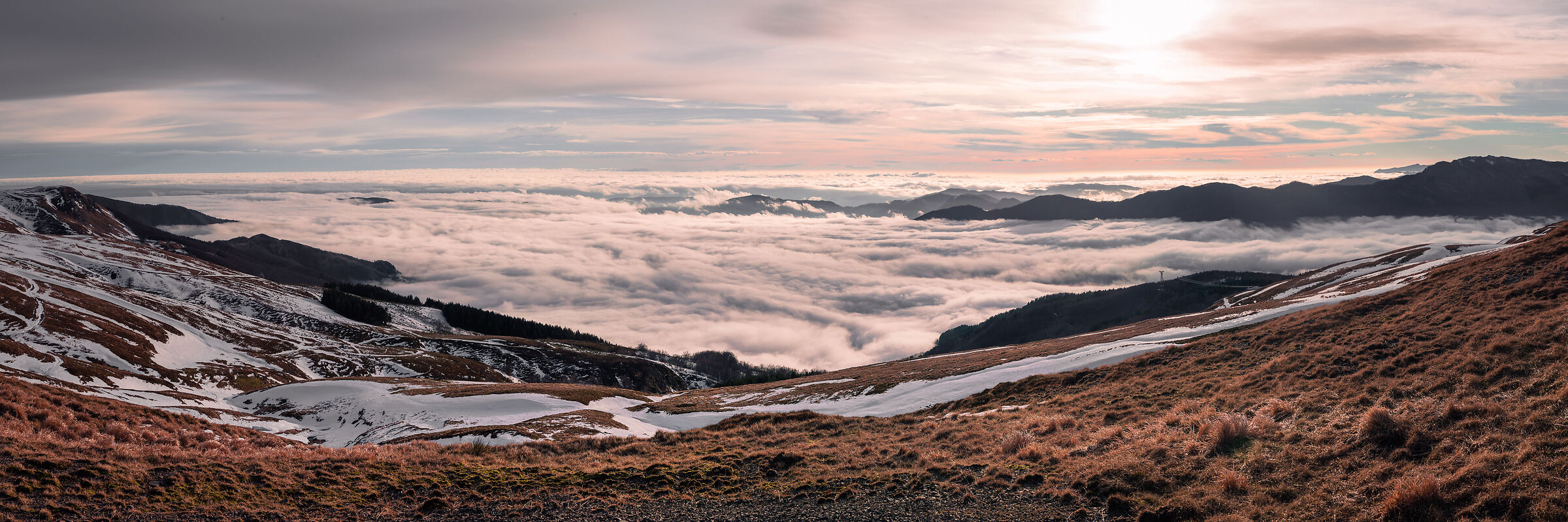 panoramica dal monte Spigolino - Dicembre 2021