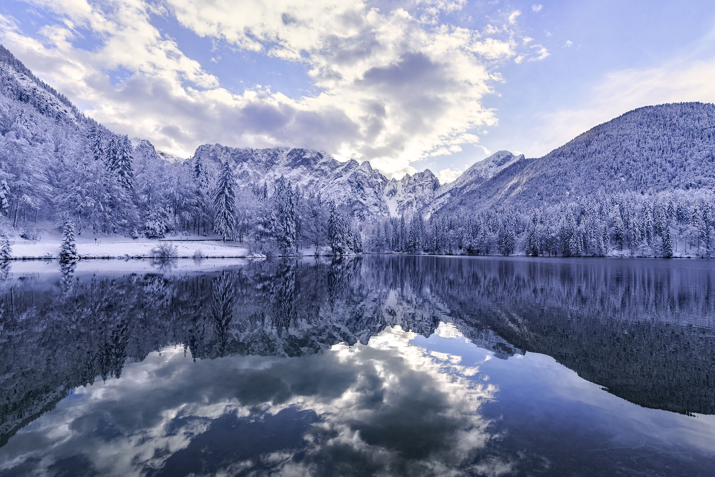 Lago inferiore di fusine 29/11/2021