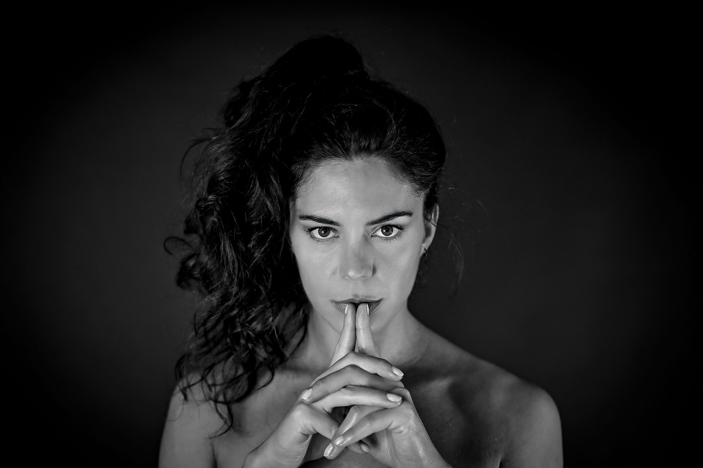 Liz blackandwhite portrait