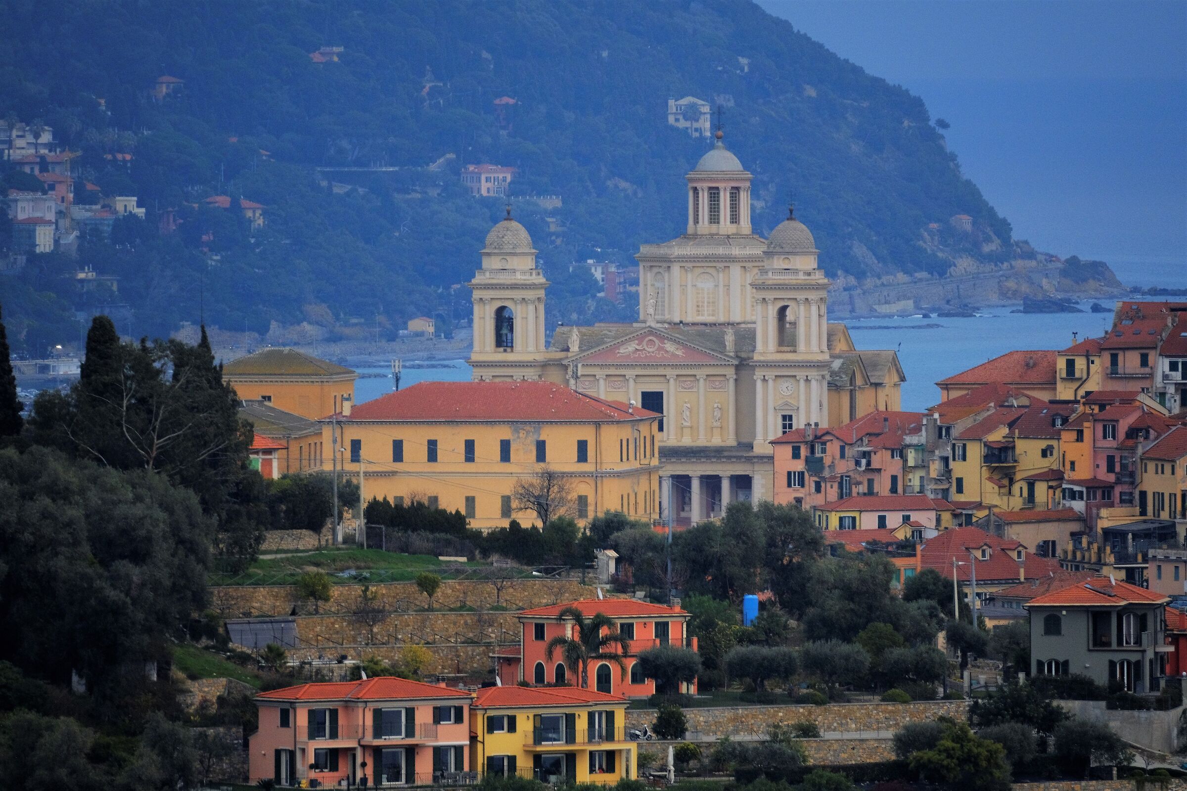The Duomo and behind Oneglia