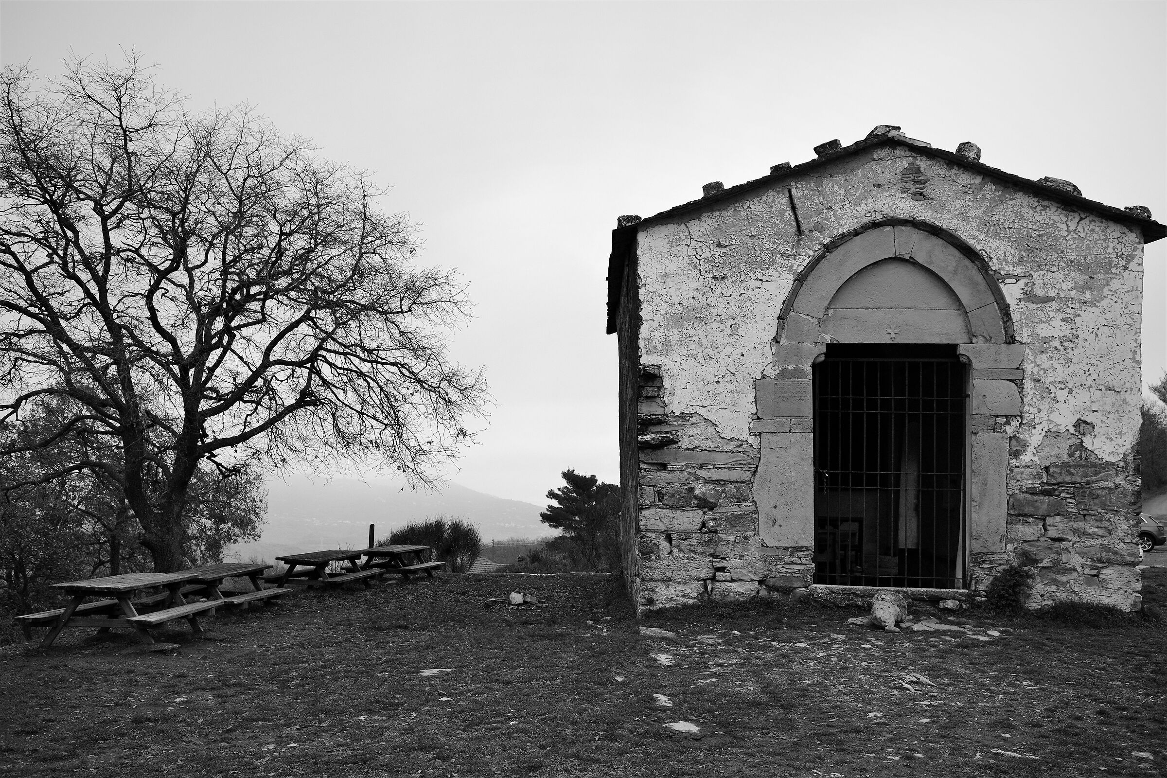 The square in front of the chapel
