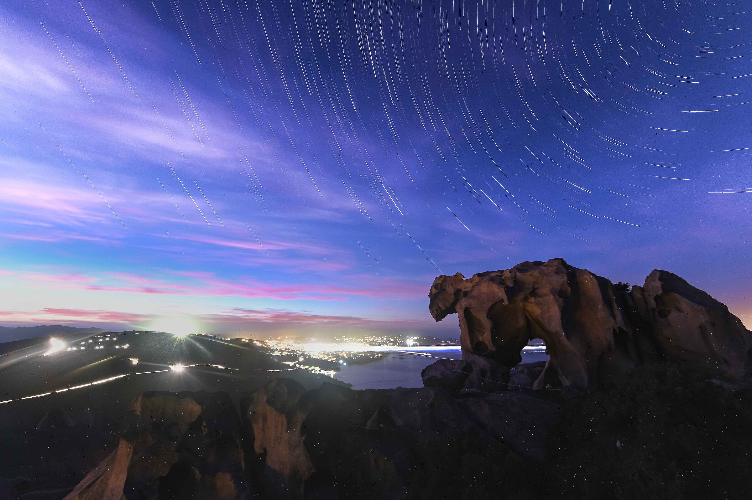 Roccia dell' Orso star trail