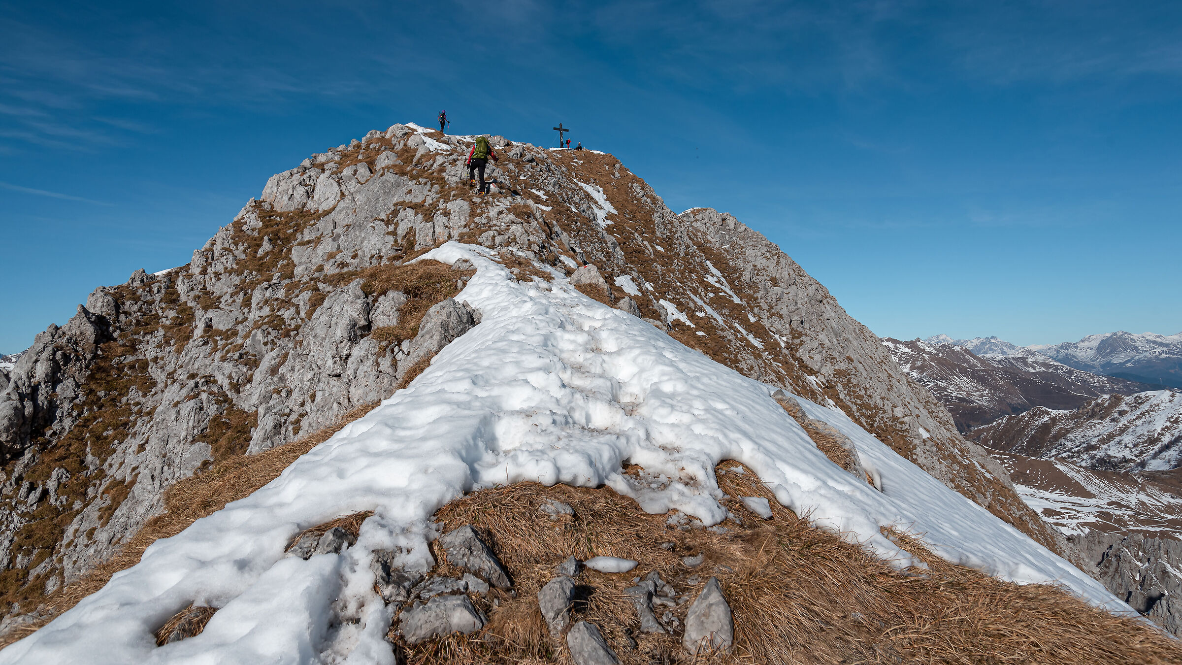 Ultimi passi dalla vetta.