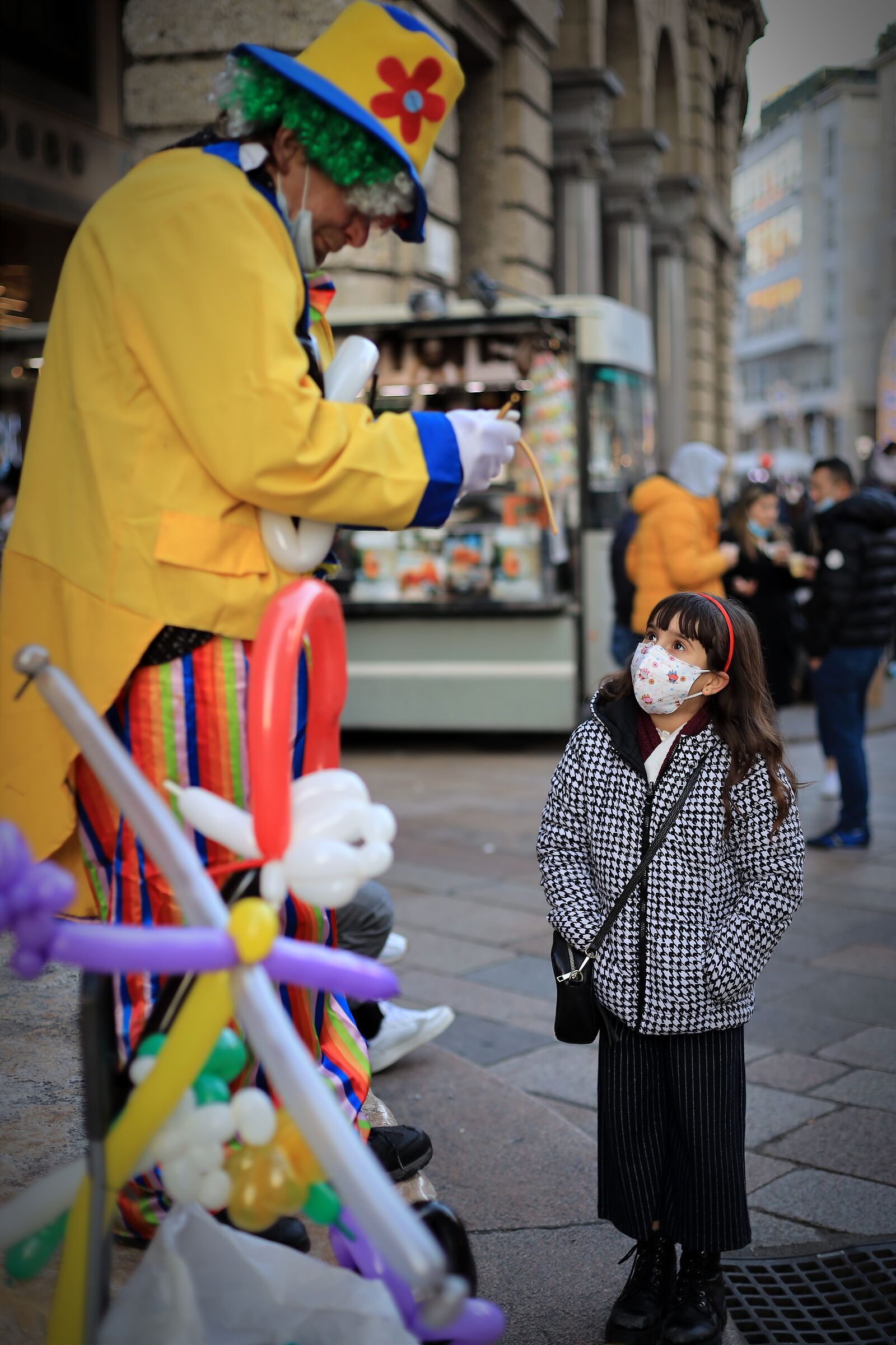 La ragazzina e il pagliaccio