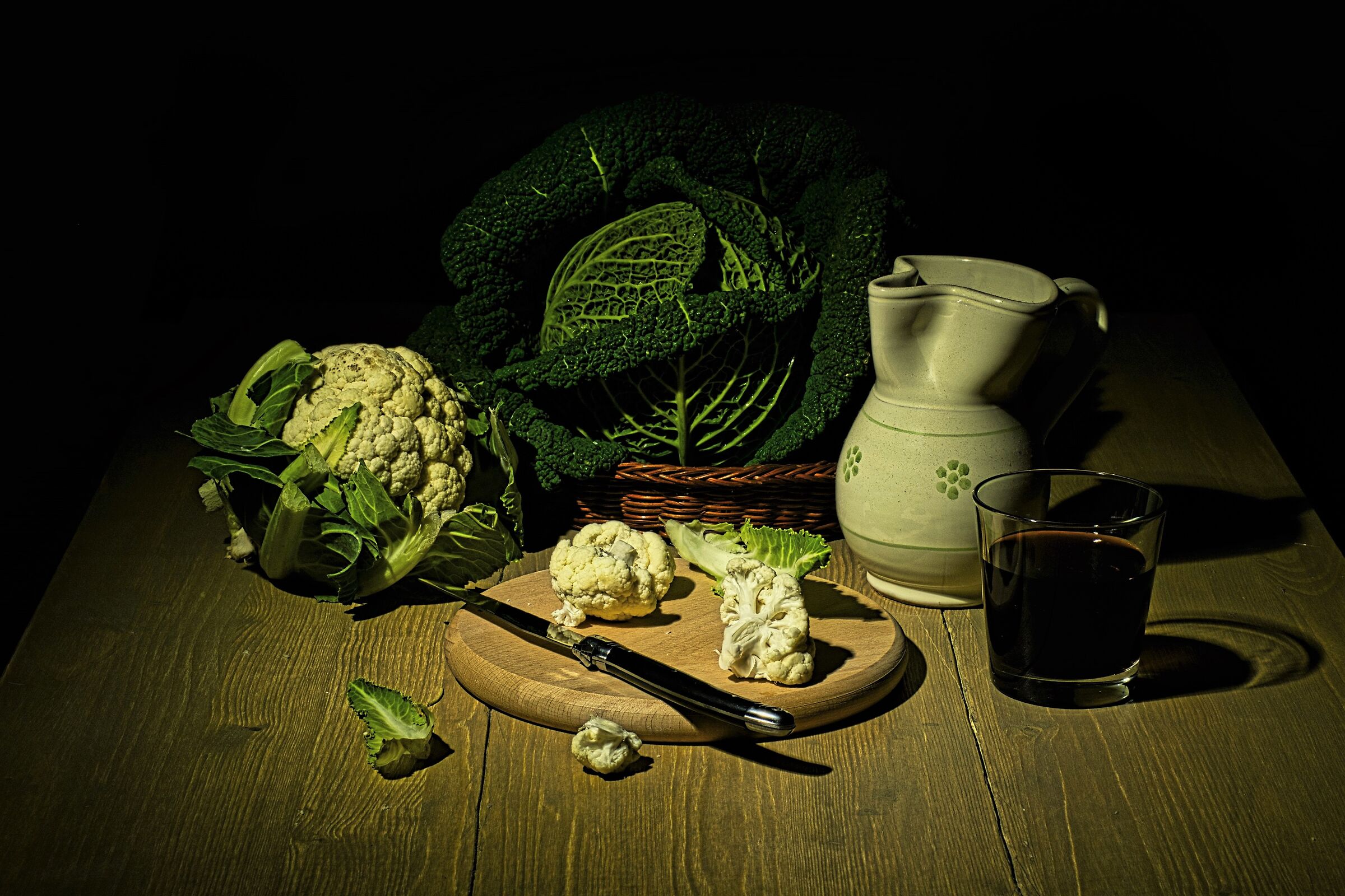 Natura morta con cavoli