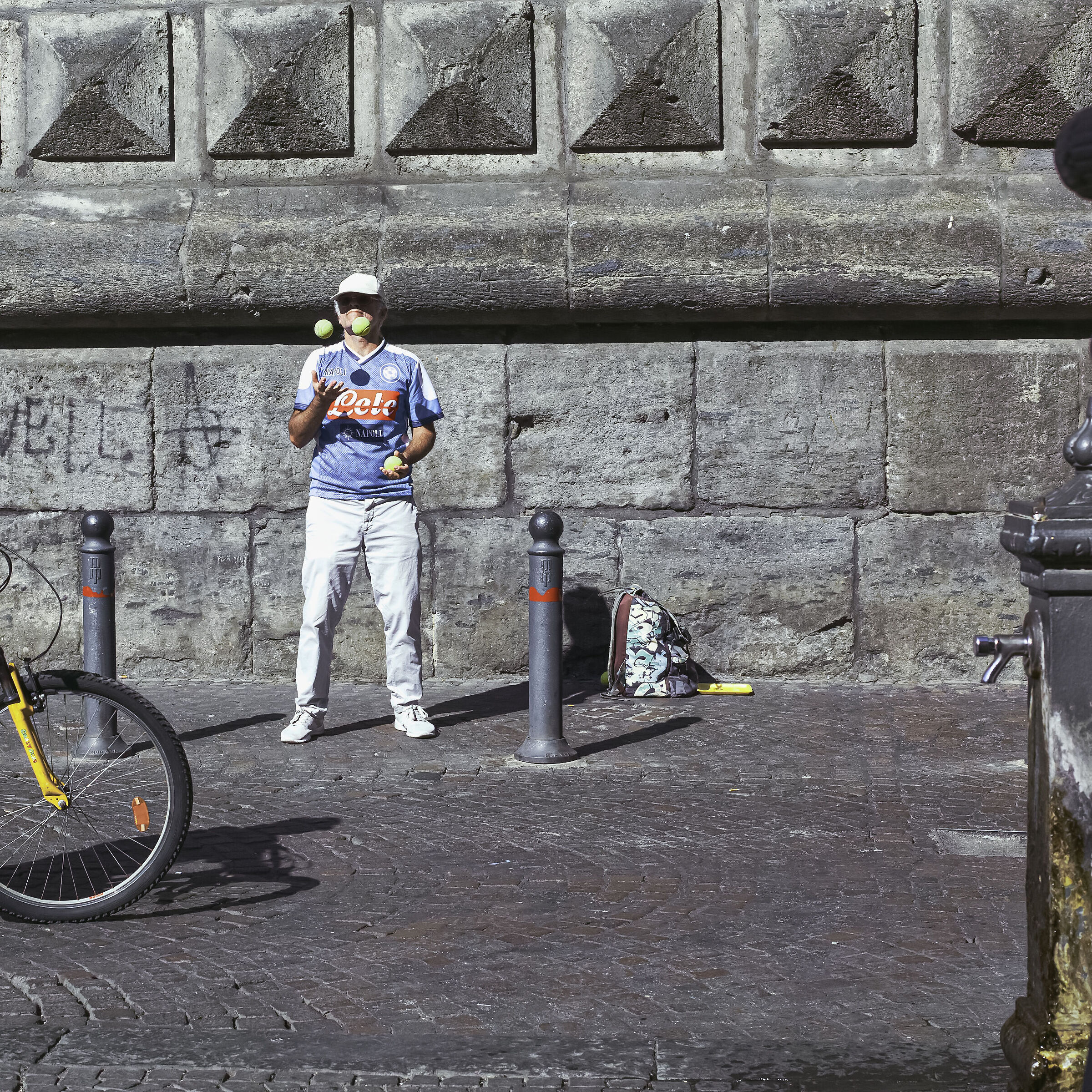 You turn them around...