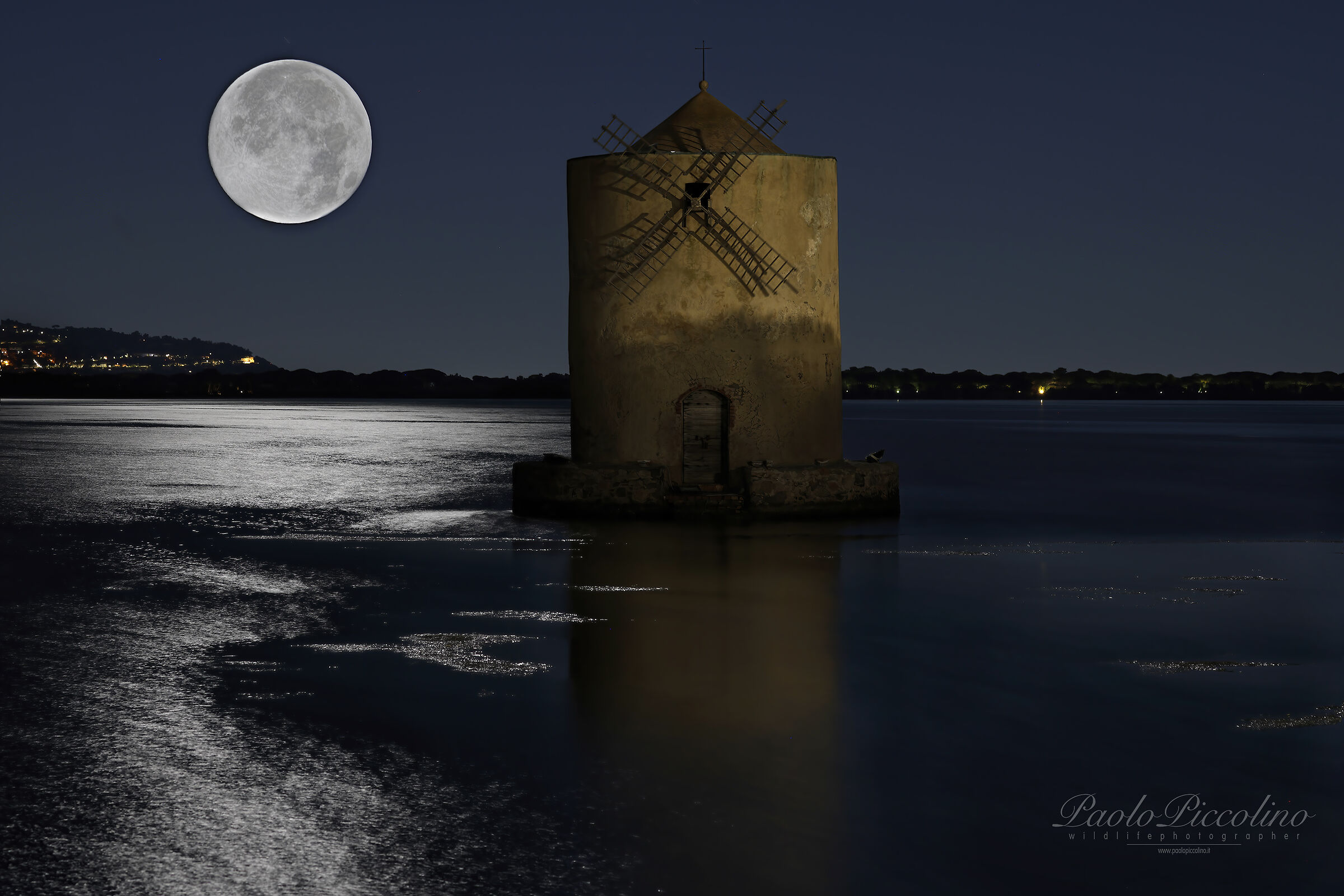 Luna piena a Orbetello