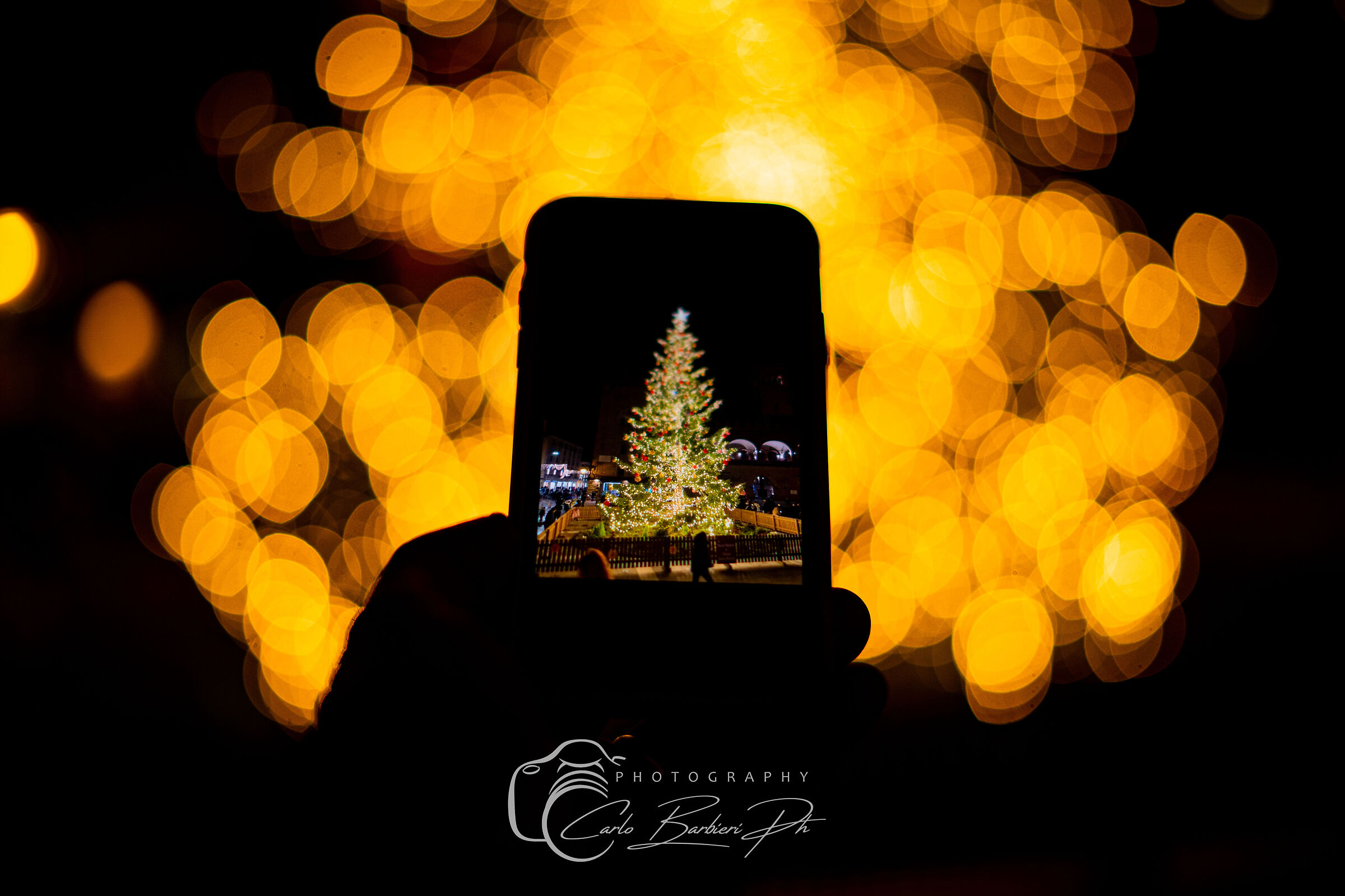 xmas bokeh