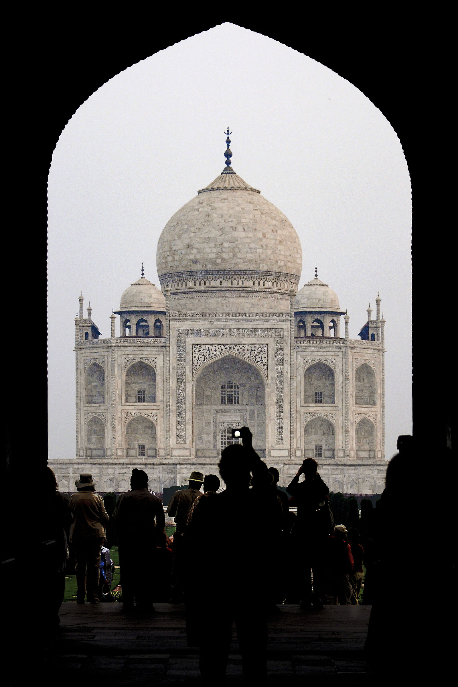 picture in picture Agra - taj mahal - india