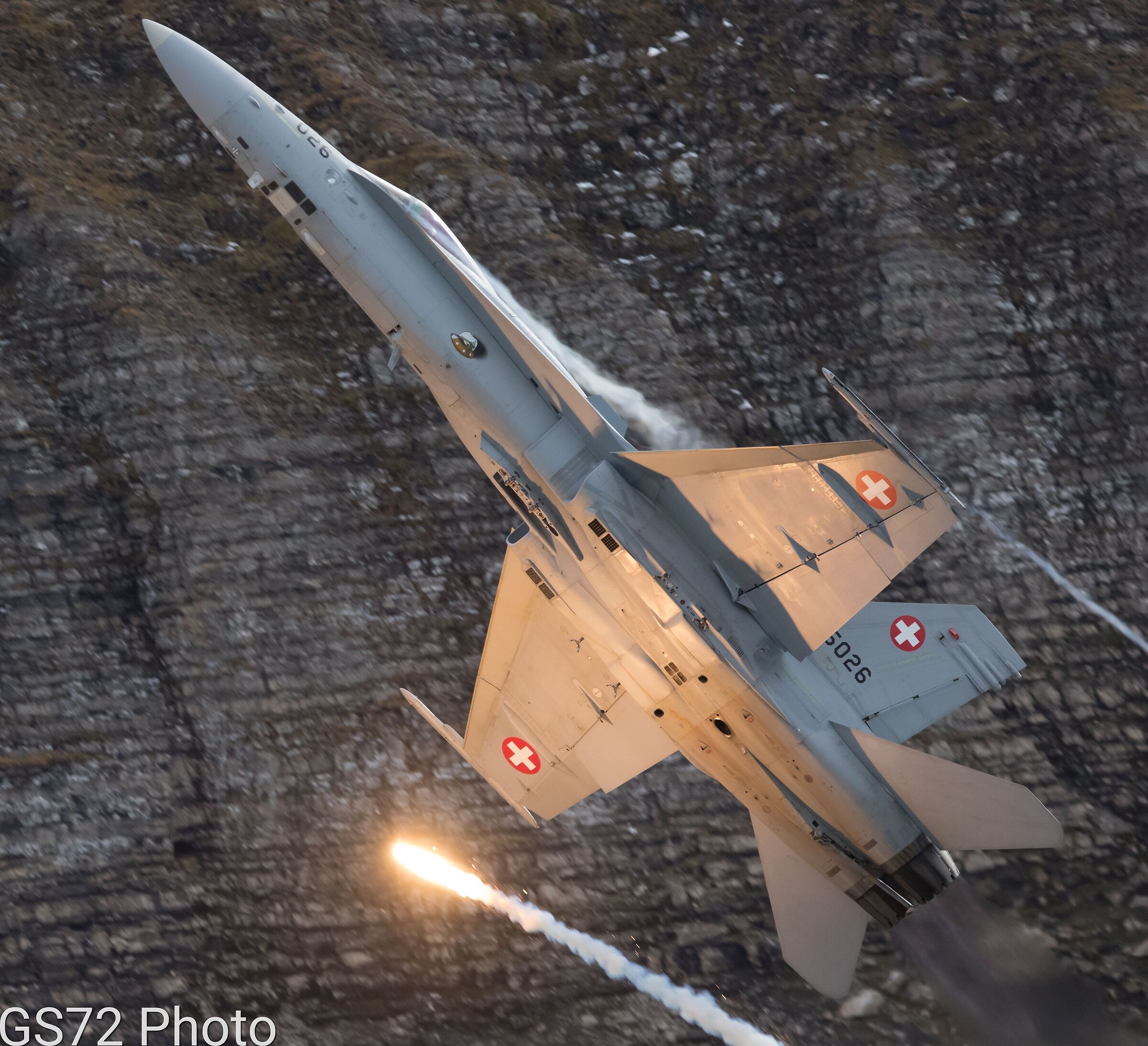 f/a18 Swiss Air Force ,Axalp 2021
