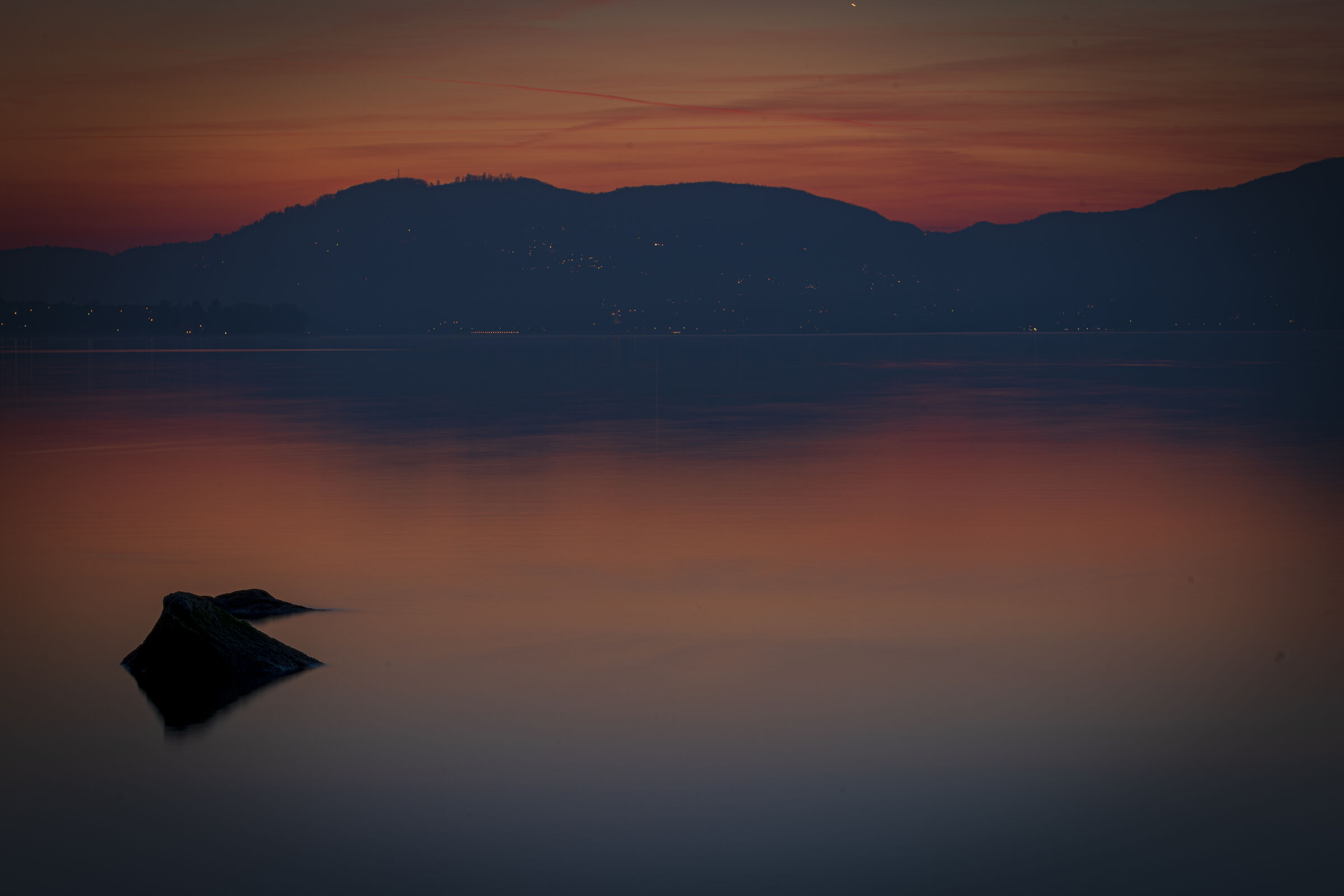 Tramonto sul Lago Maggiore