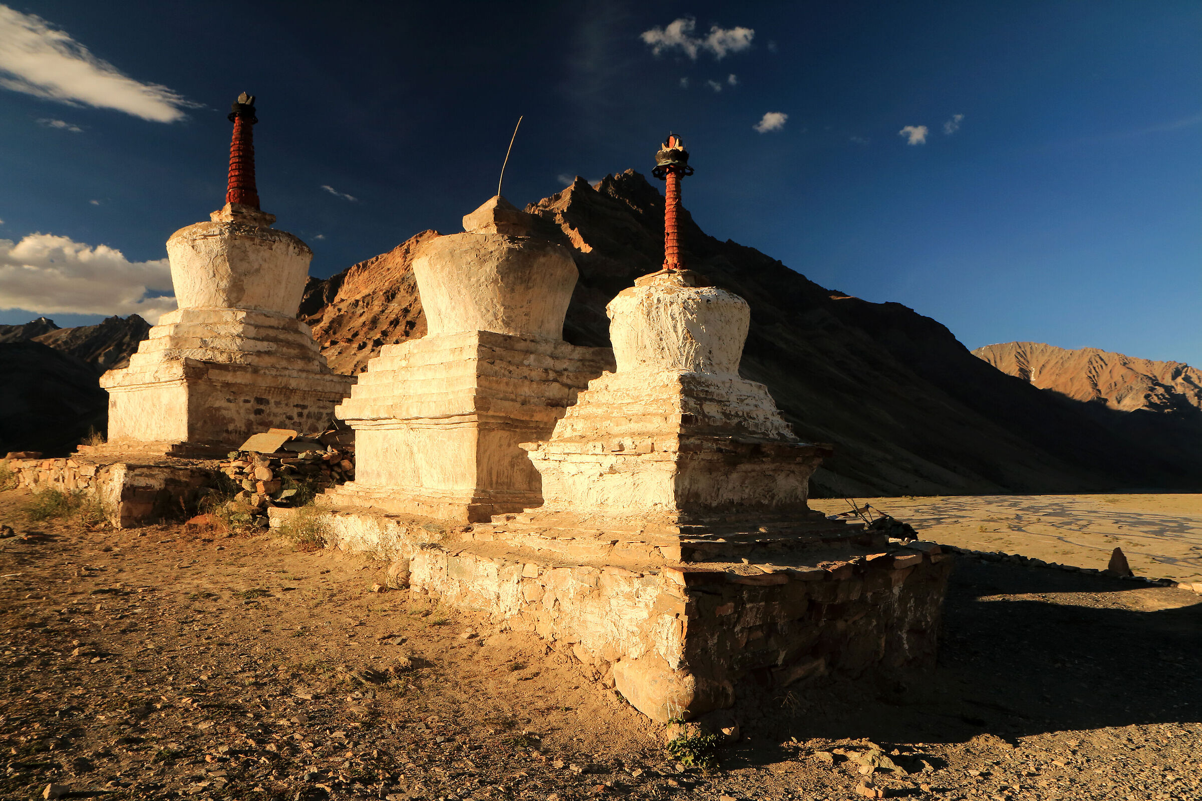 the chorten of Rangdum