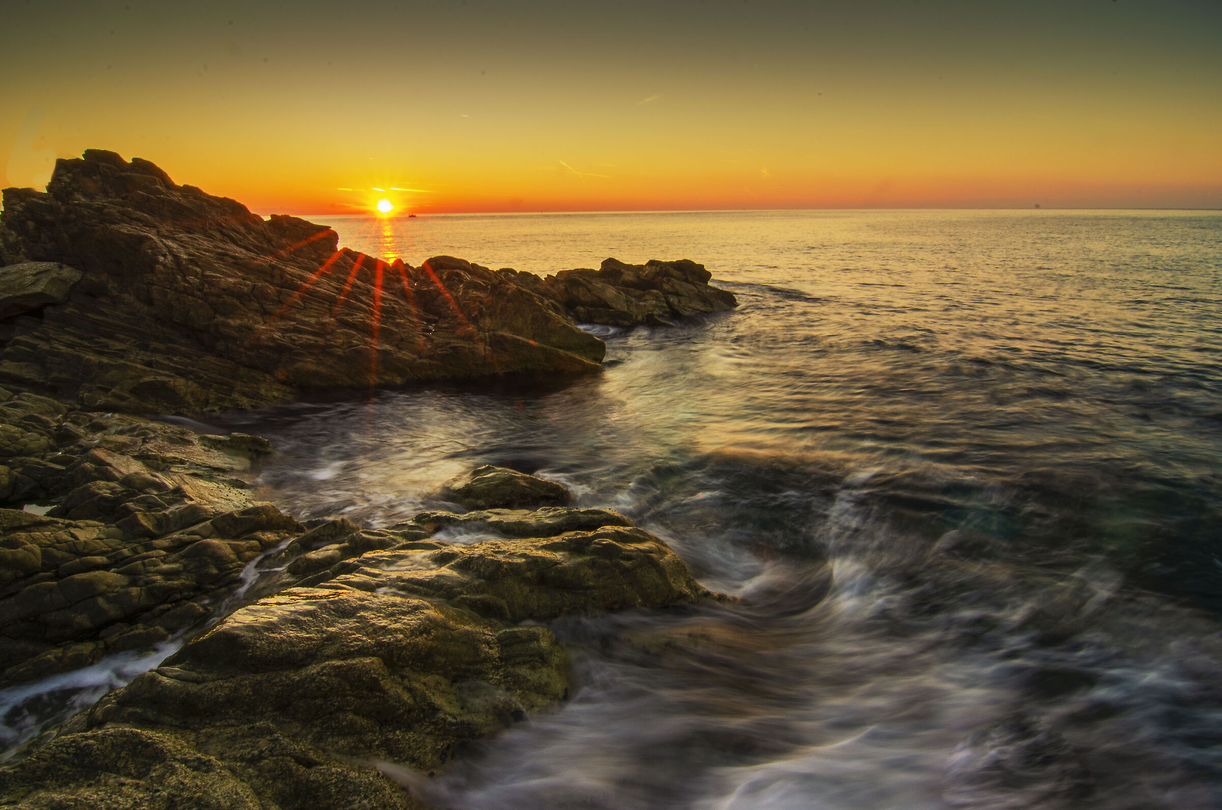 Alba in Varazze, Liguria