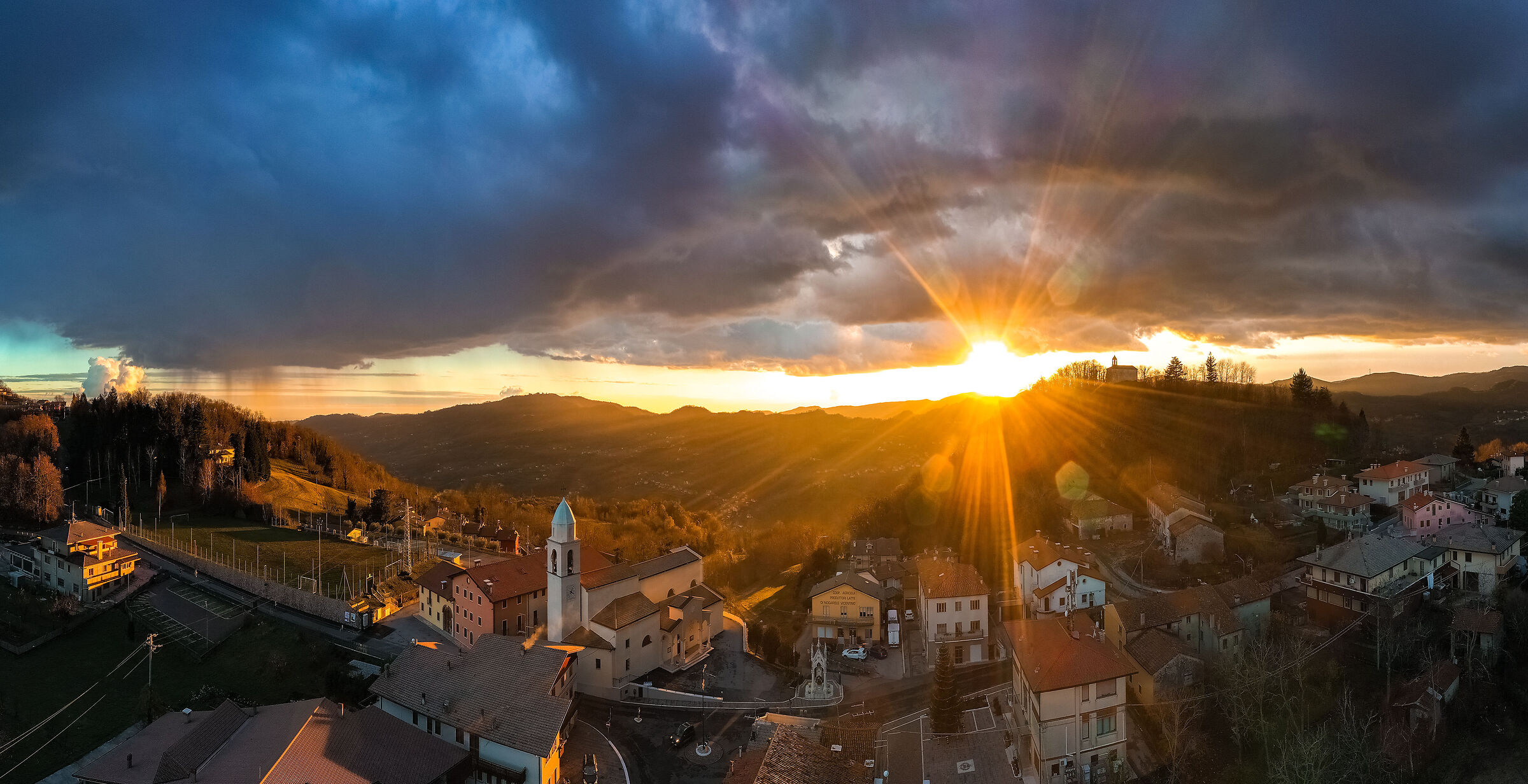 Sunset over my country