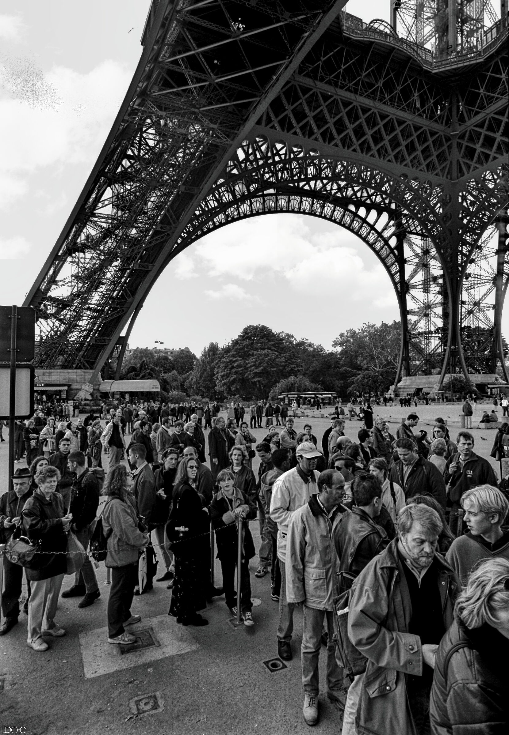 In coda alla Torre Eiffel ..1991