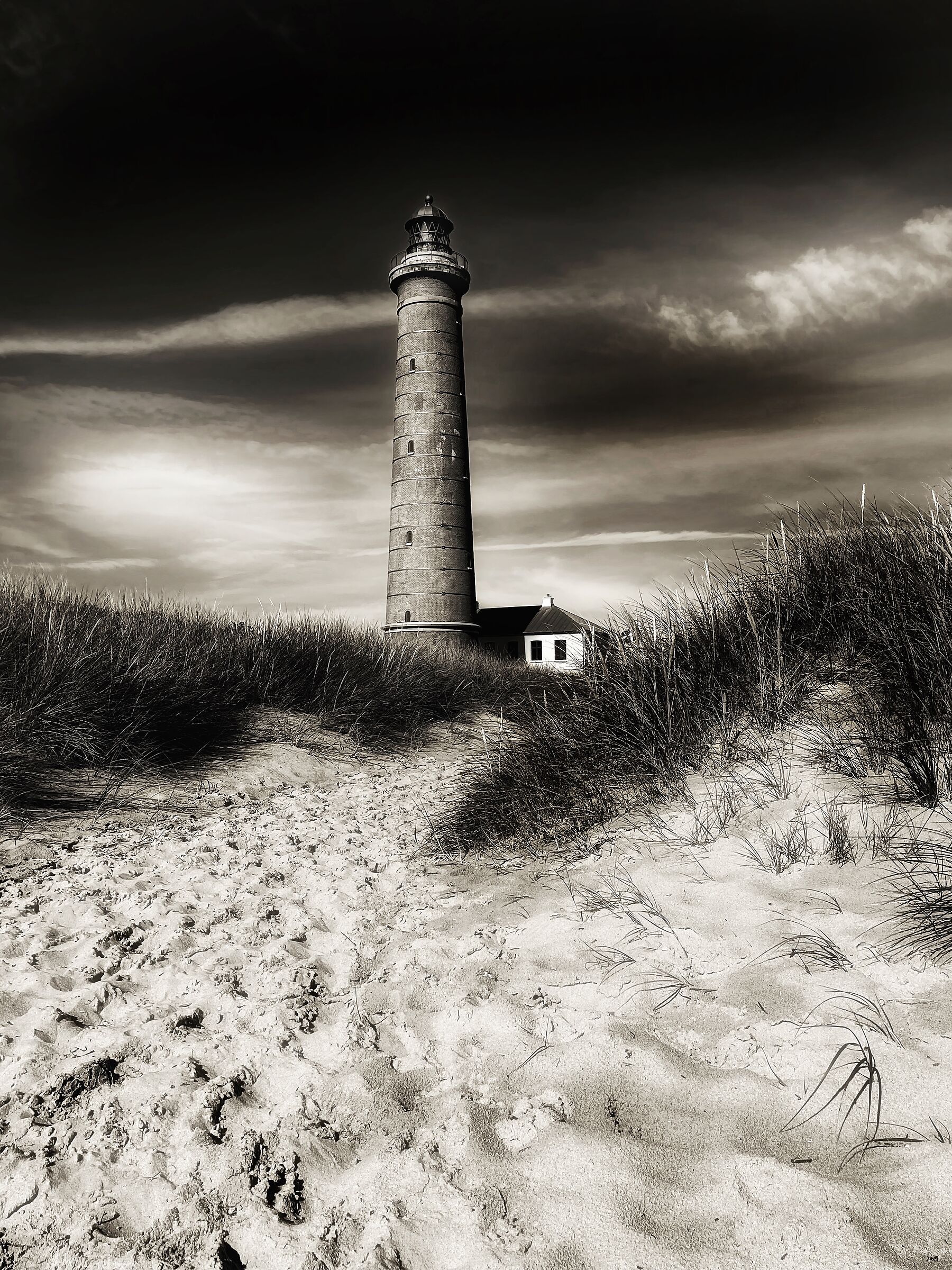 Il faro grigio di Skagen