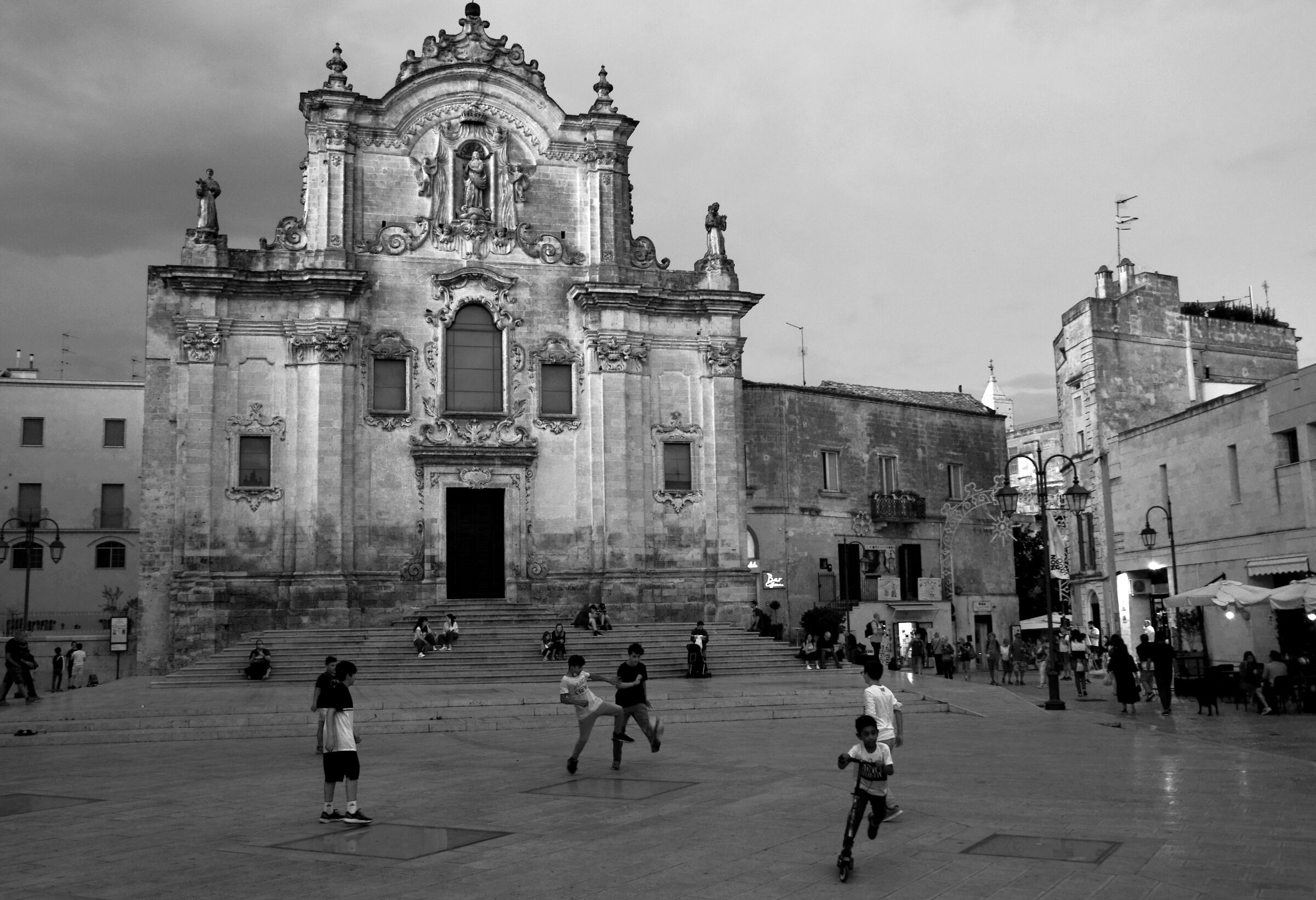 Matera giochi al fresco della sera