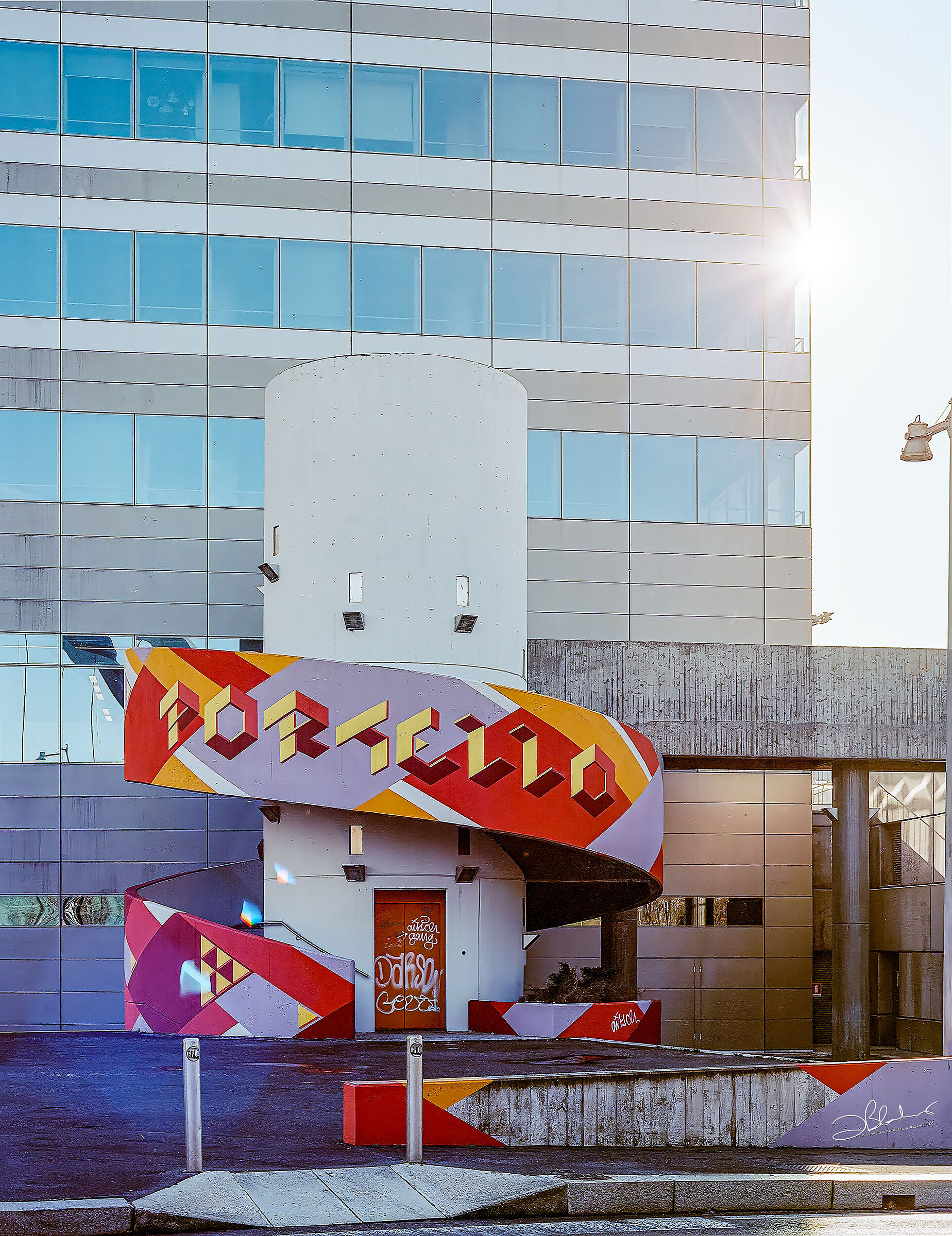 The entrance to the Portello