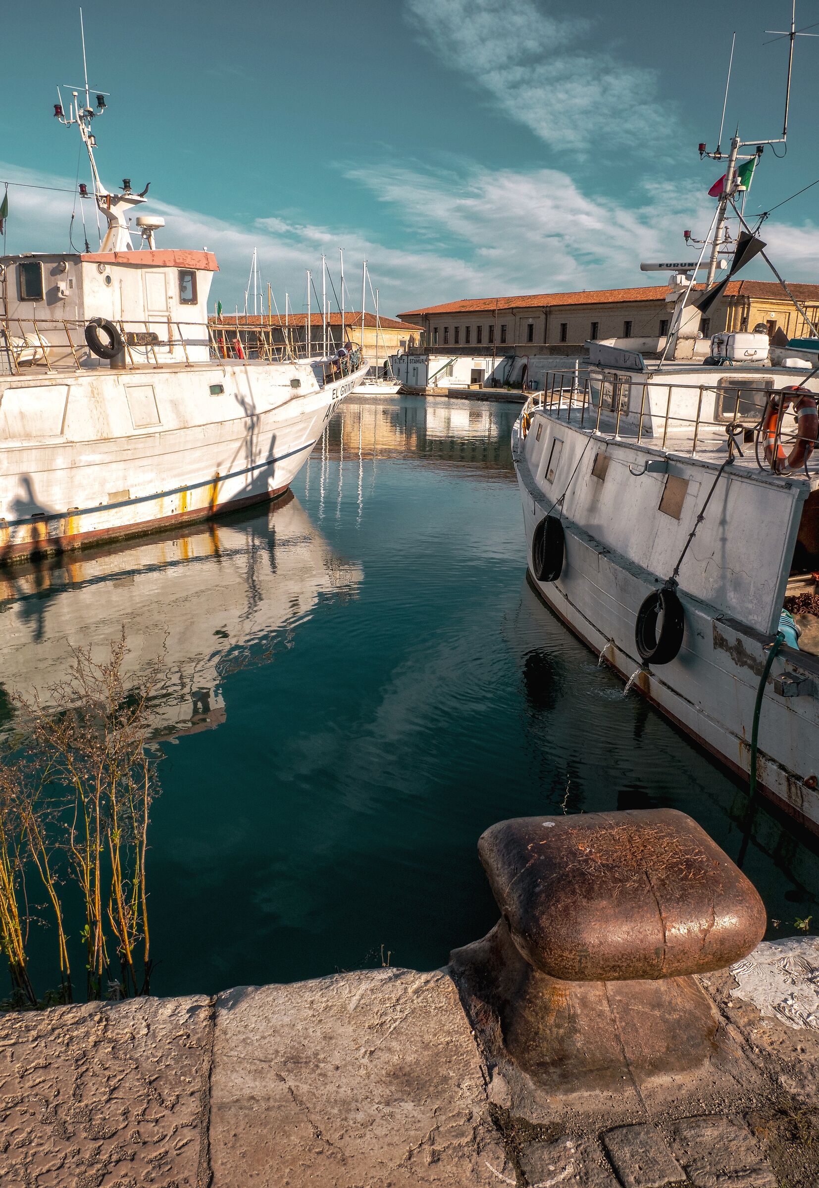 Fishing boats at Mandracchio