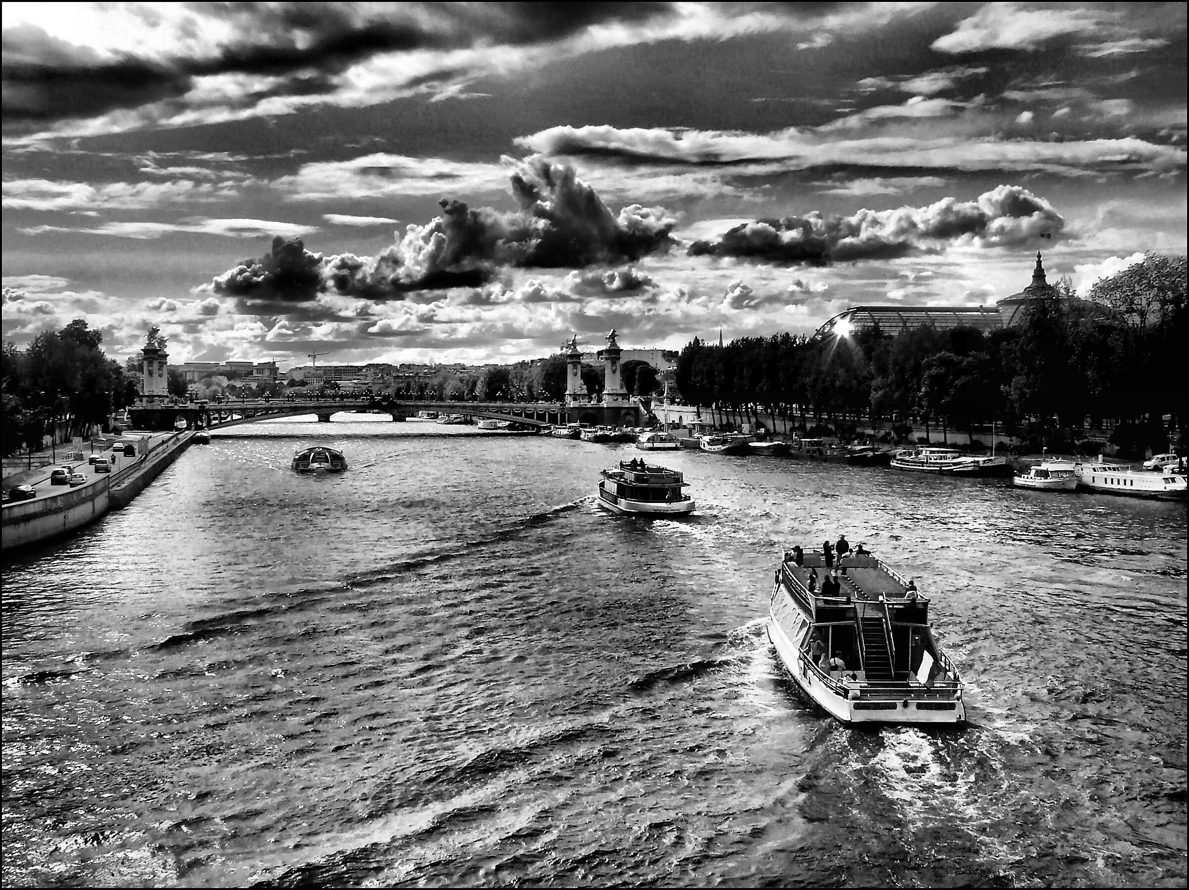 Paris "Bateaux sur la Seine"