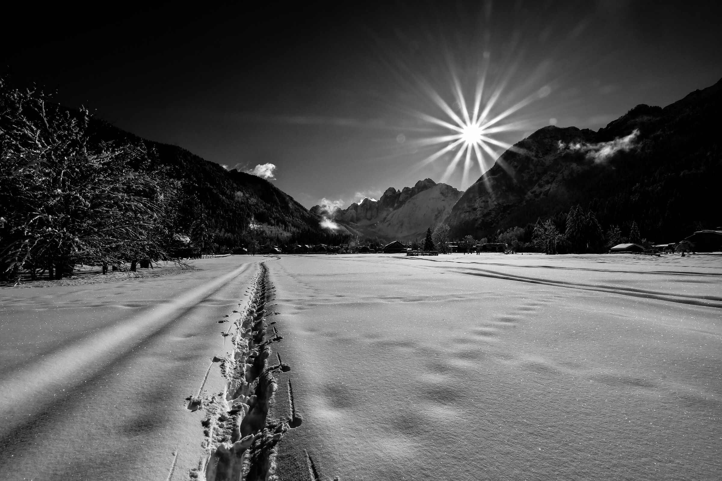 Walking on the snow II