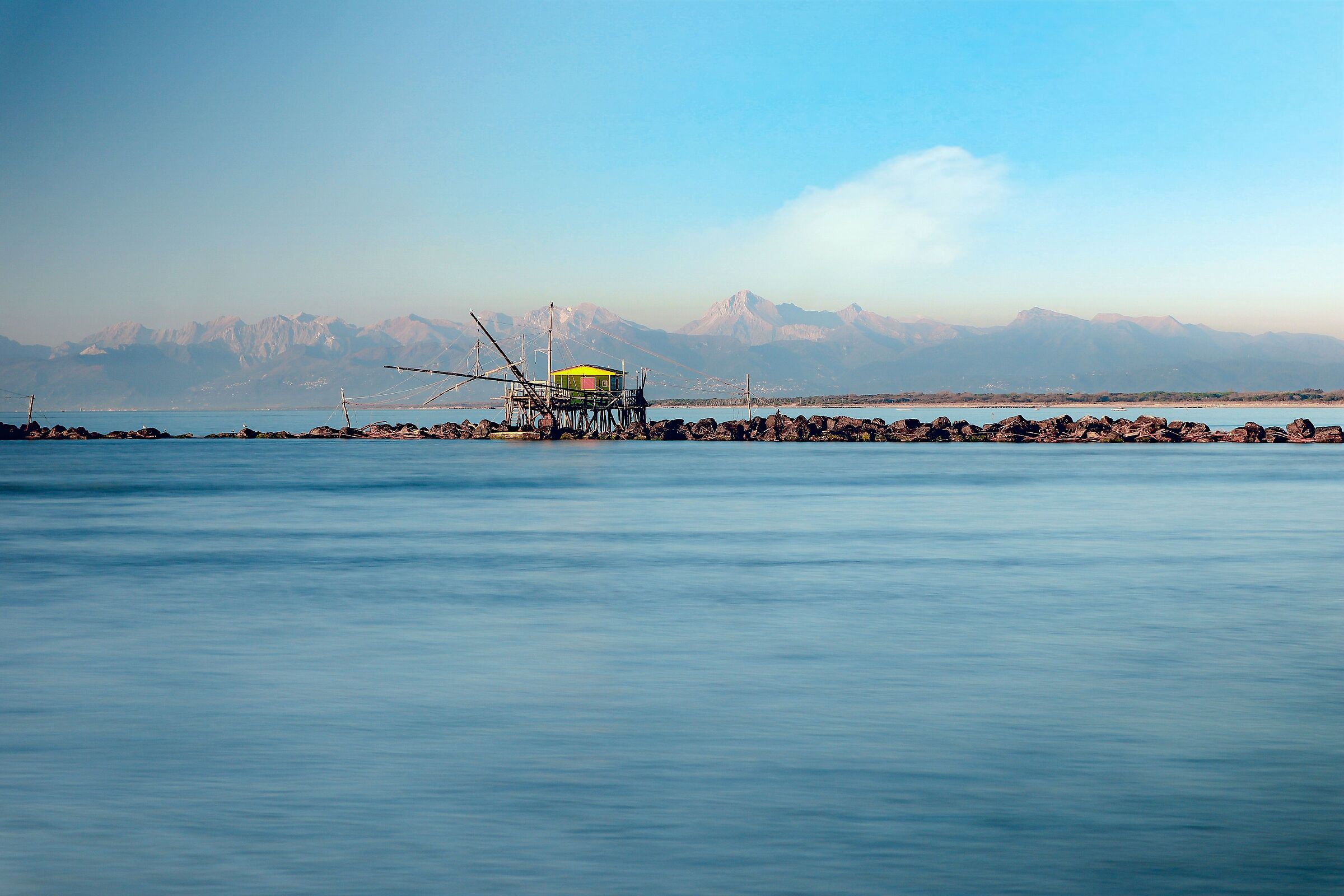 Trabucco mouth of Arno