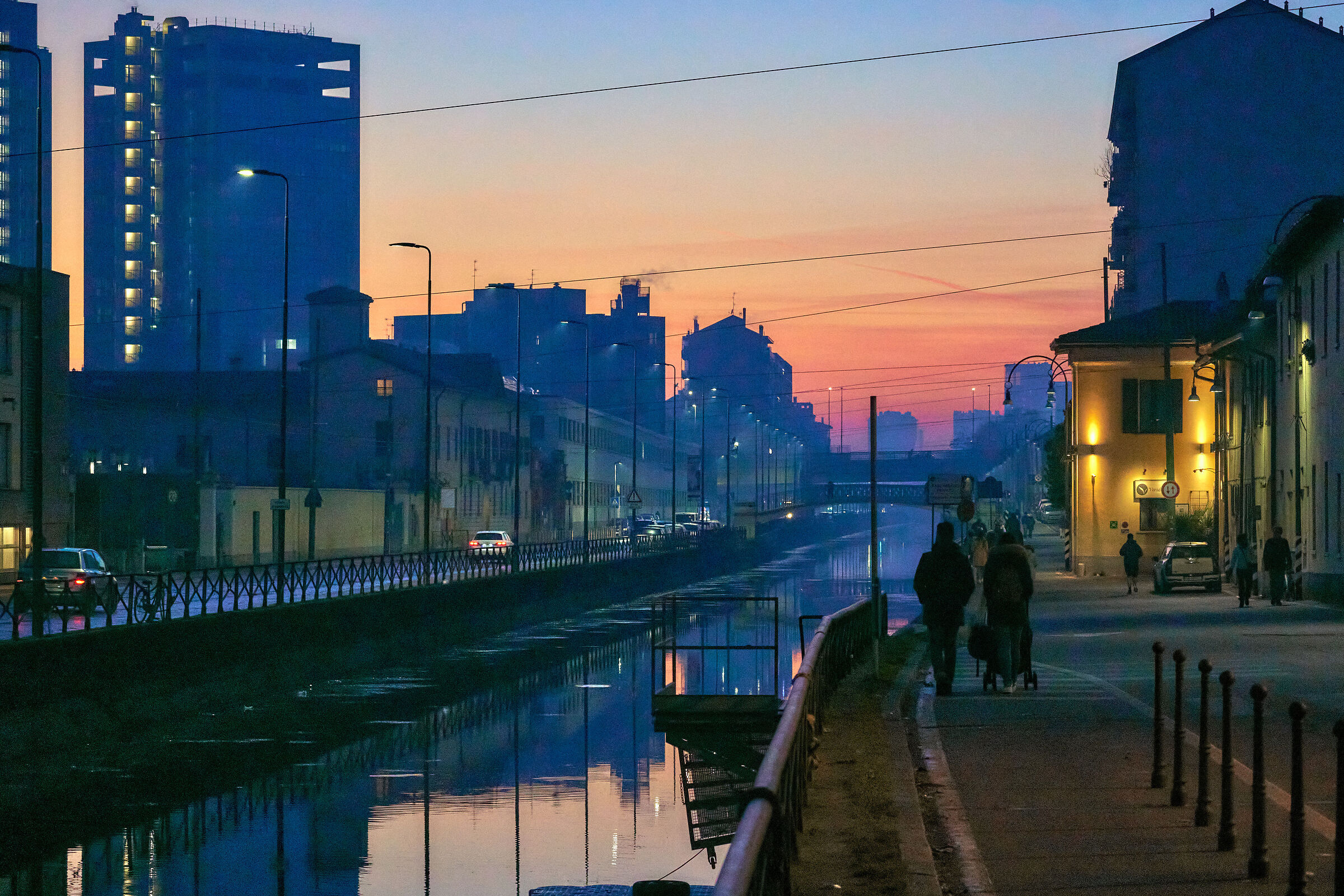 Naviglio crepuscolare