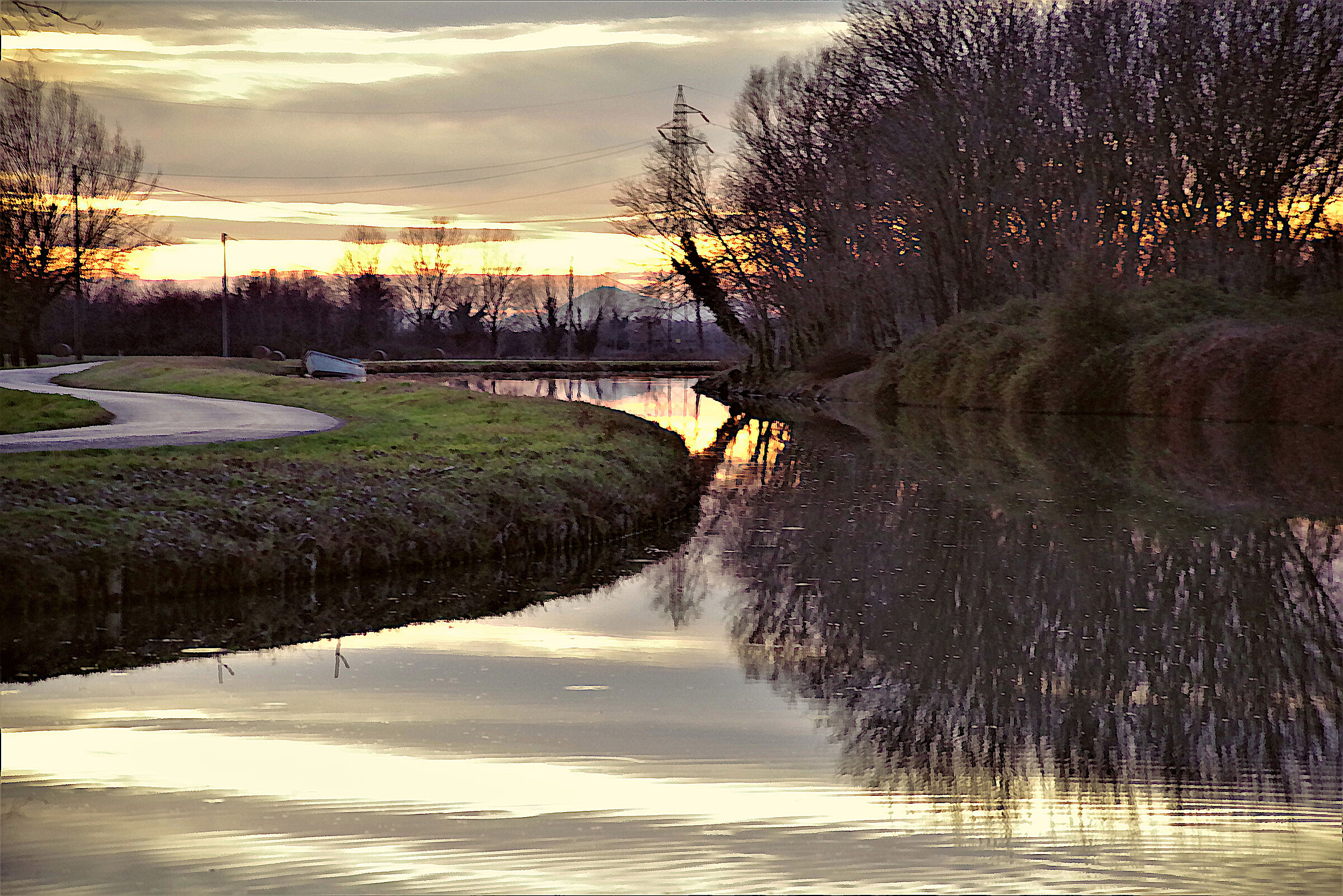 Ansa sul naviglio