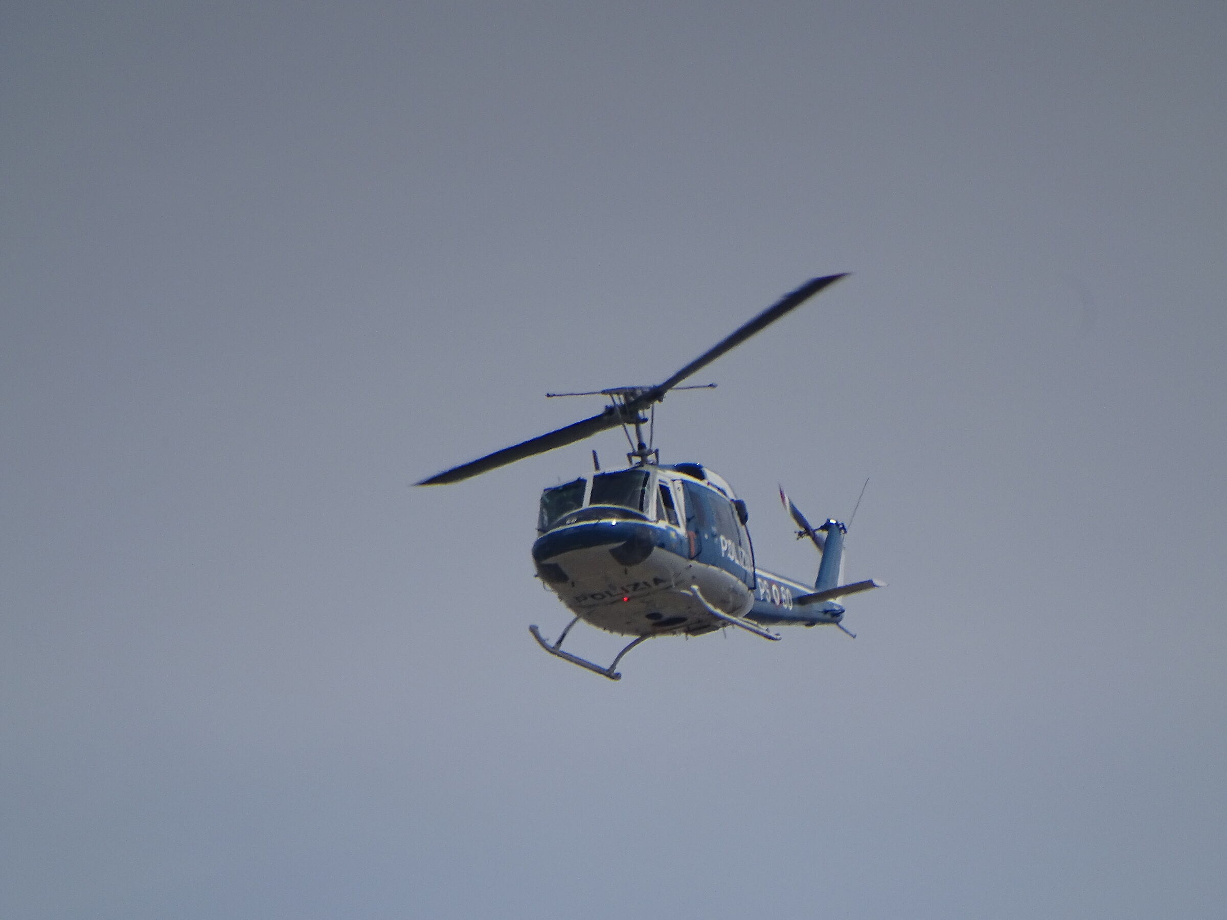 Helicopter AB 412 of the State Police