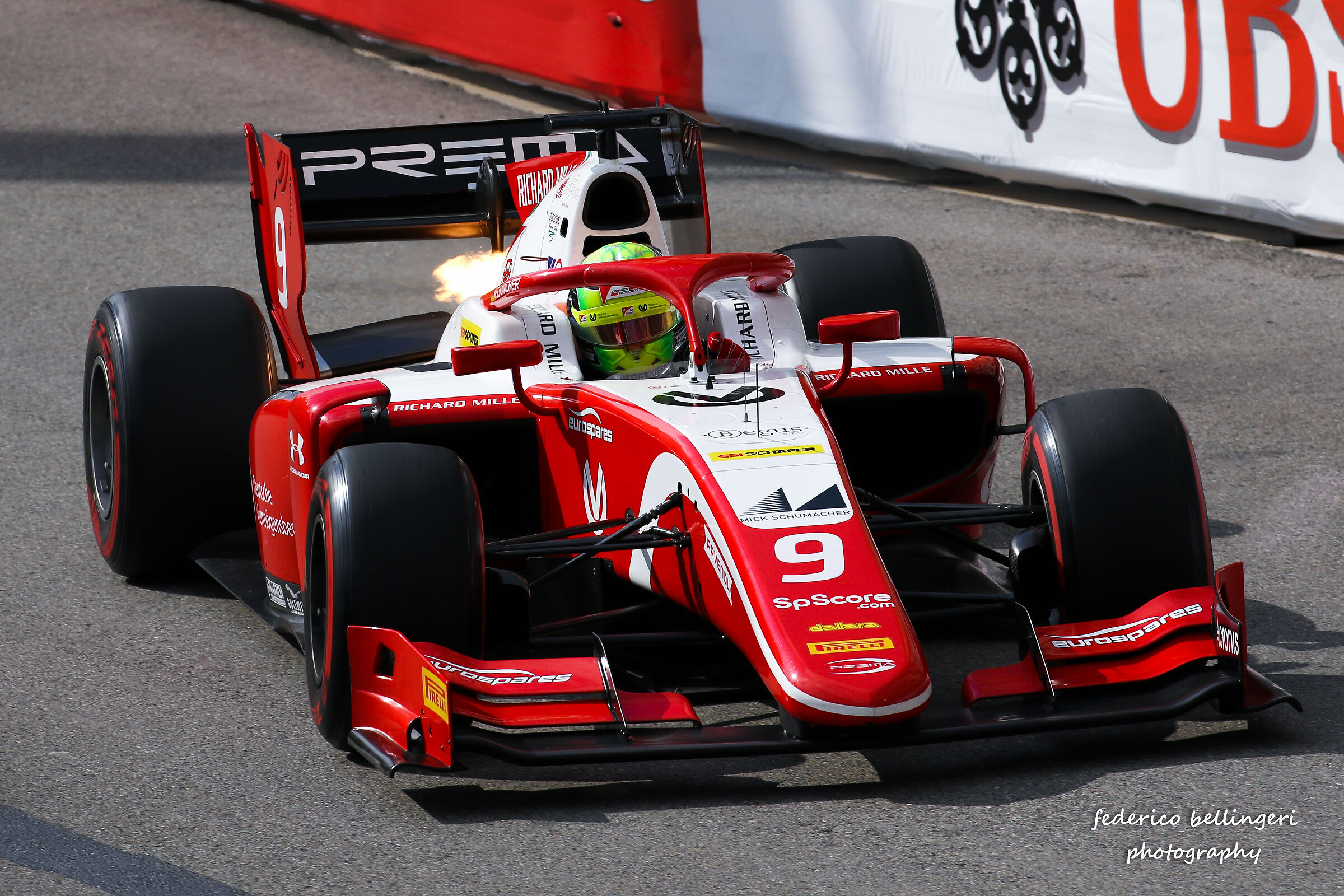 la sfiammata di Schumacher