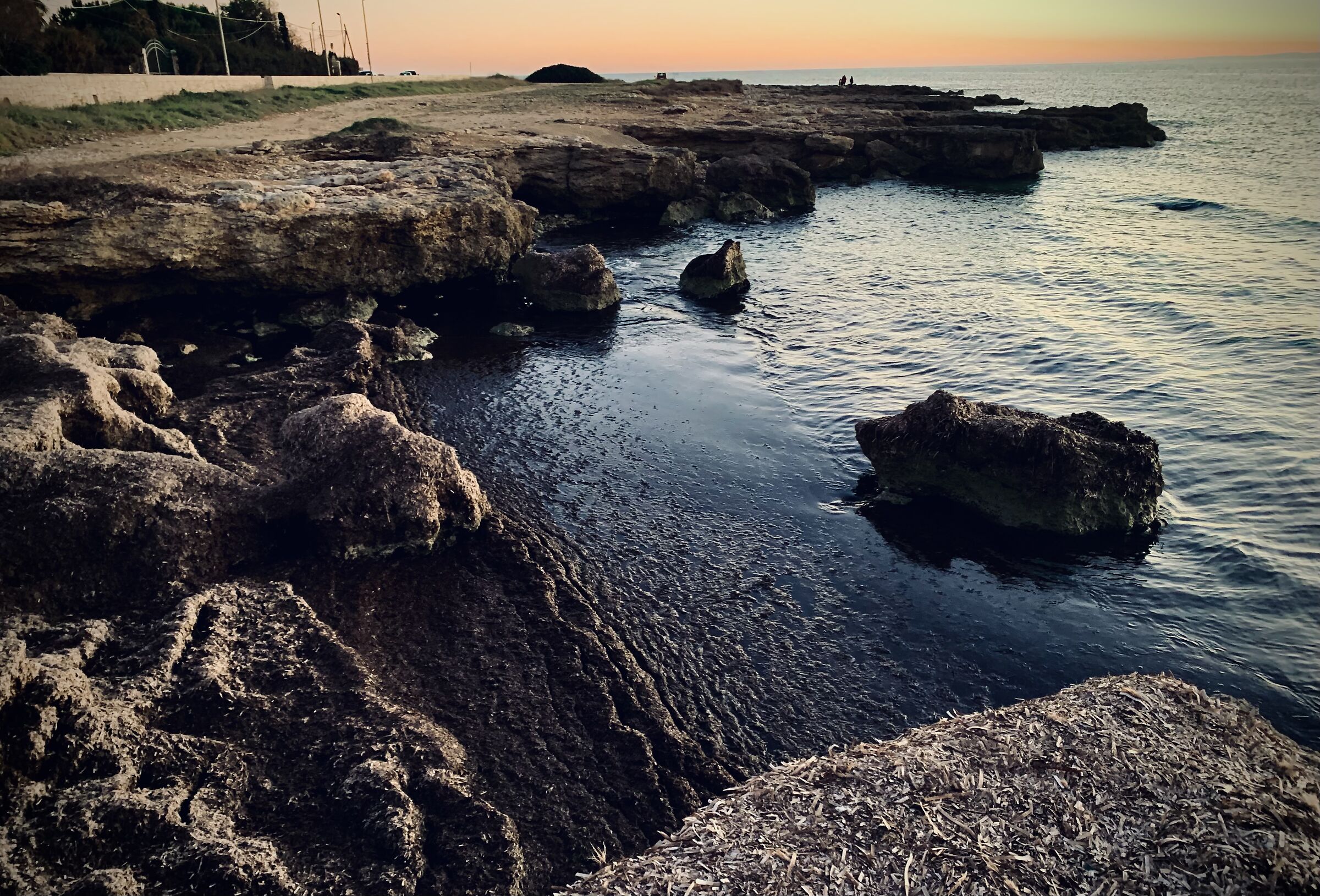 The sea in winter