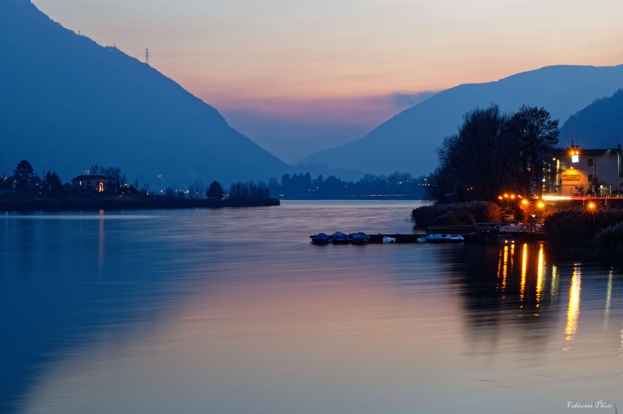 Tramonto al Lago di Endine