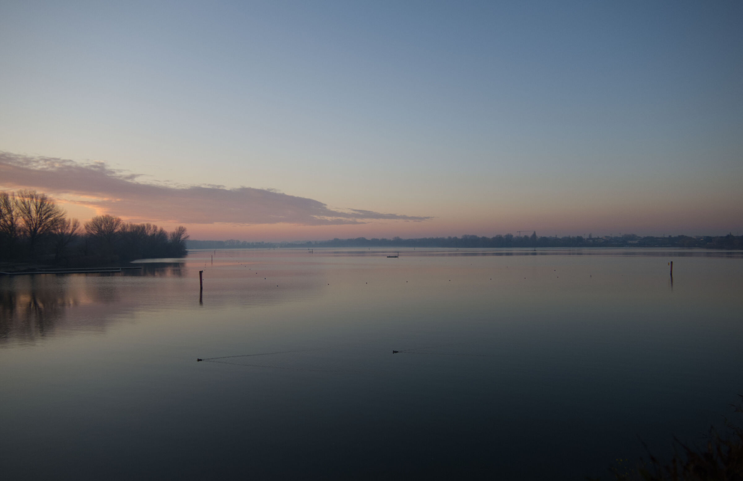 Lower Lake Mantua - sunrise 7-12-21 h 7.40