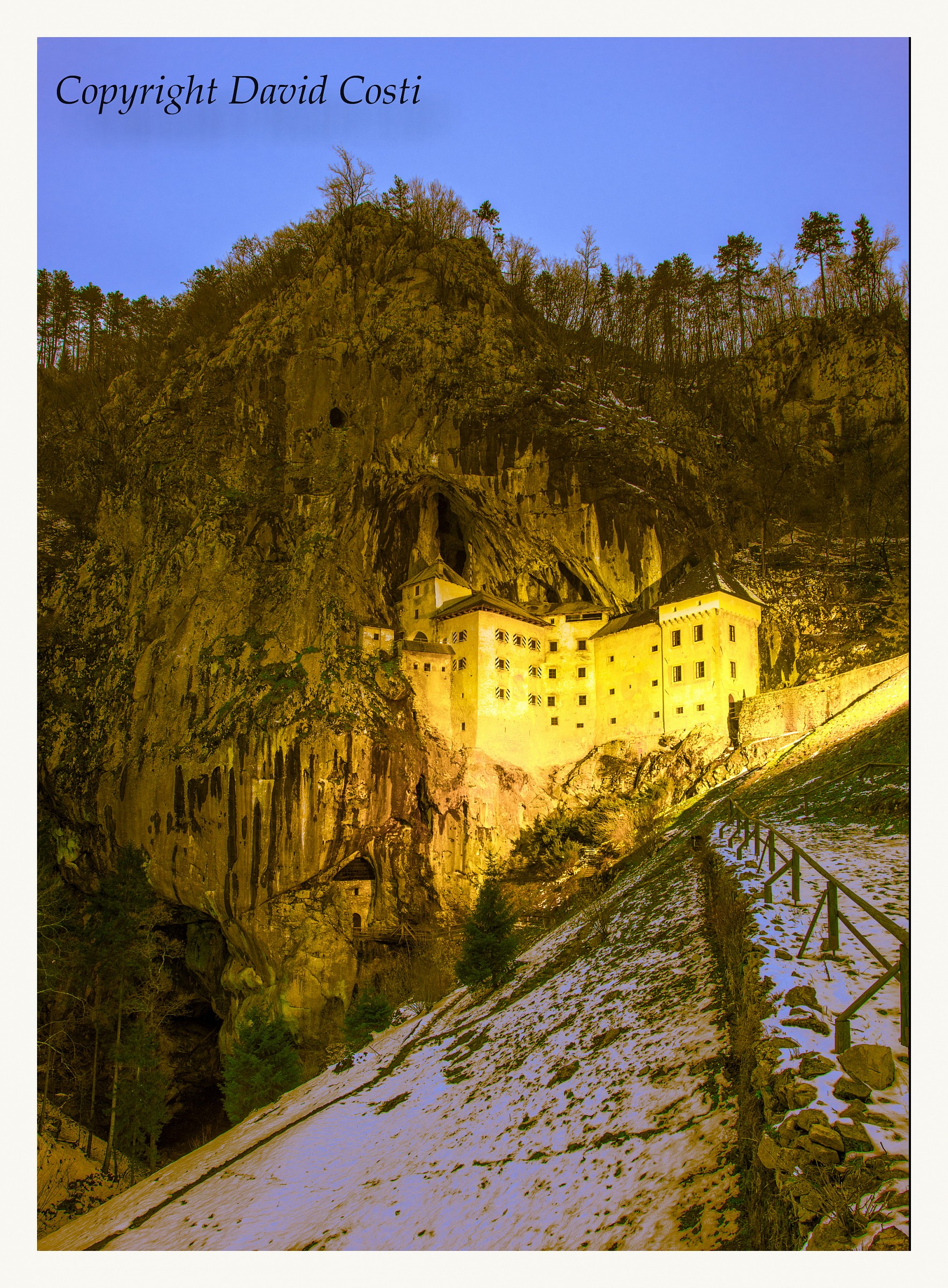 Crepuscolo al castello