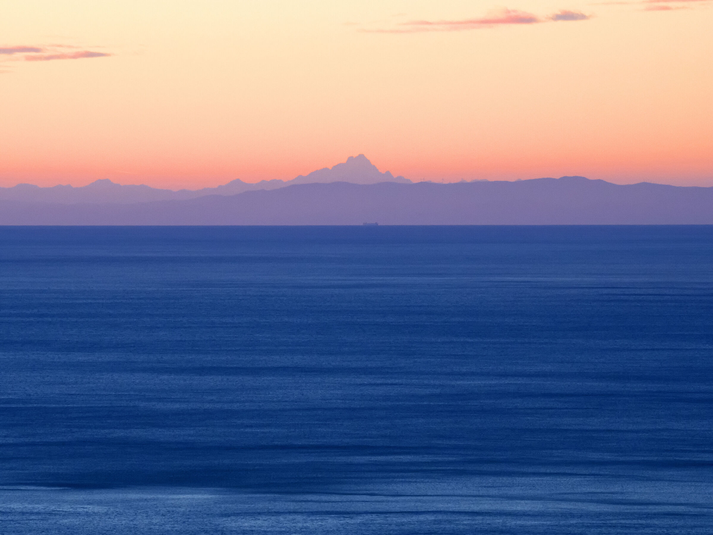 Il monviso da La Spezia