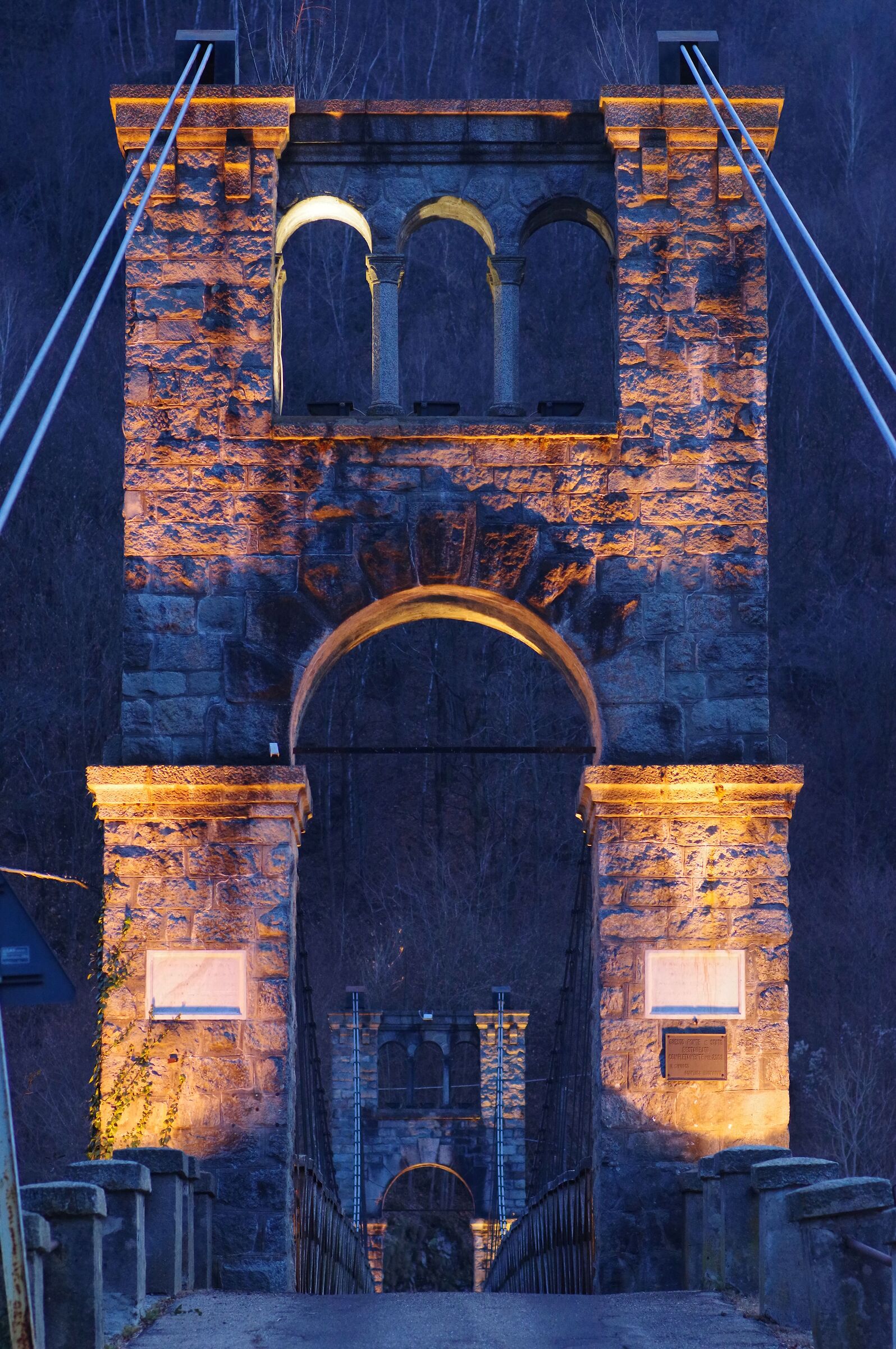 Morca suspension bridge