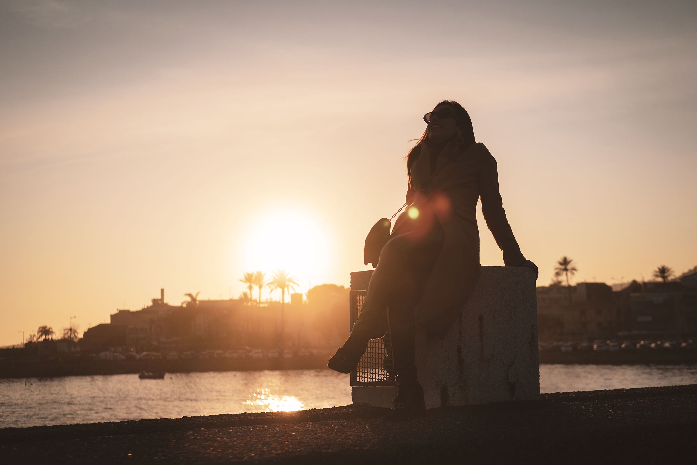Sunset girl