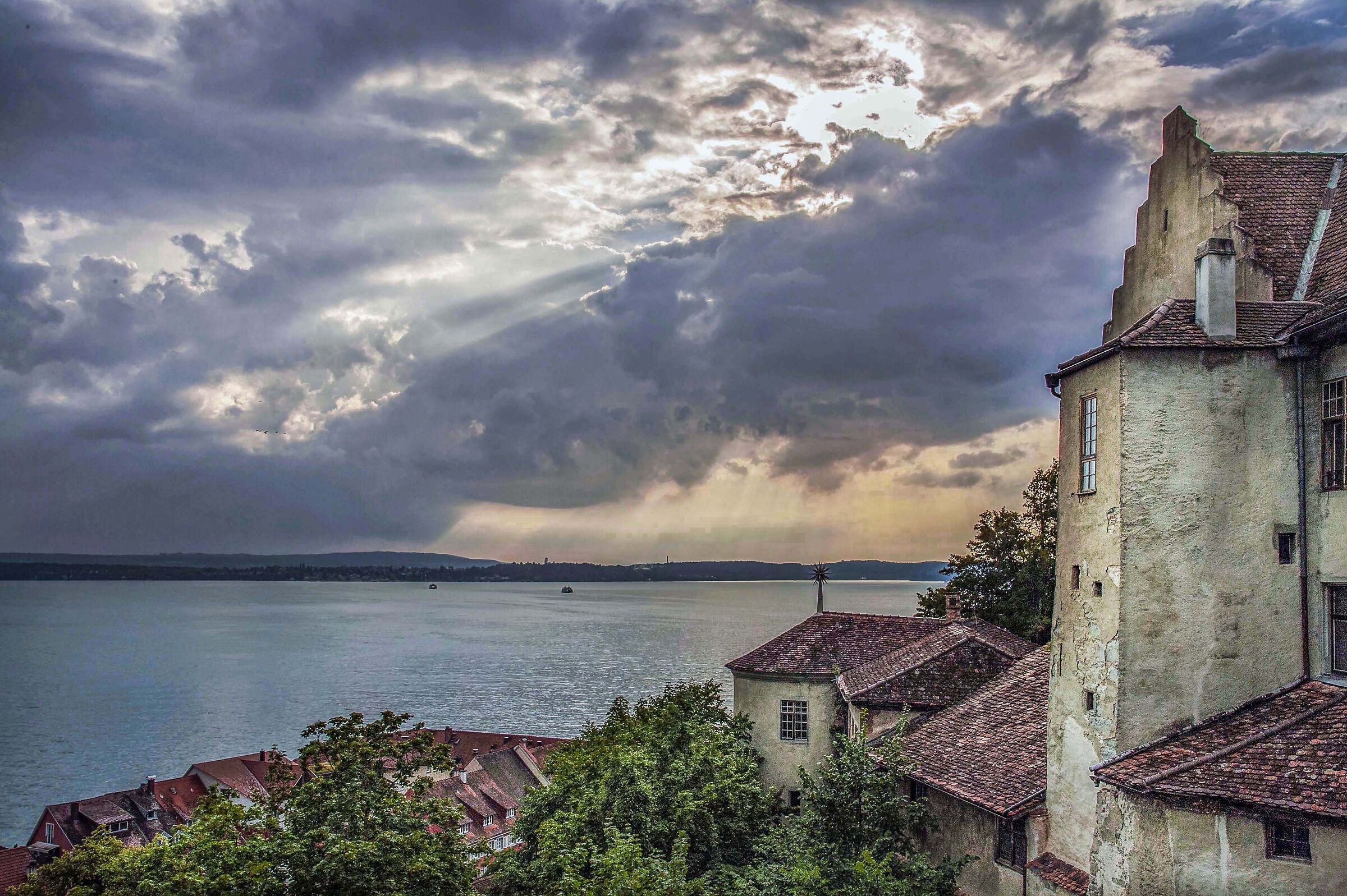 landscape on the lake